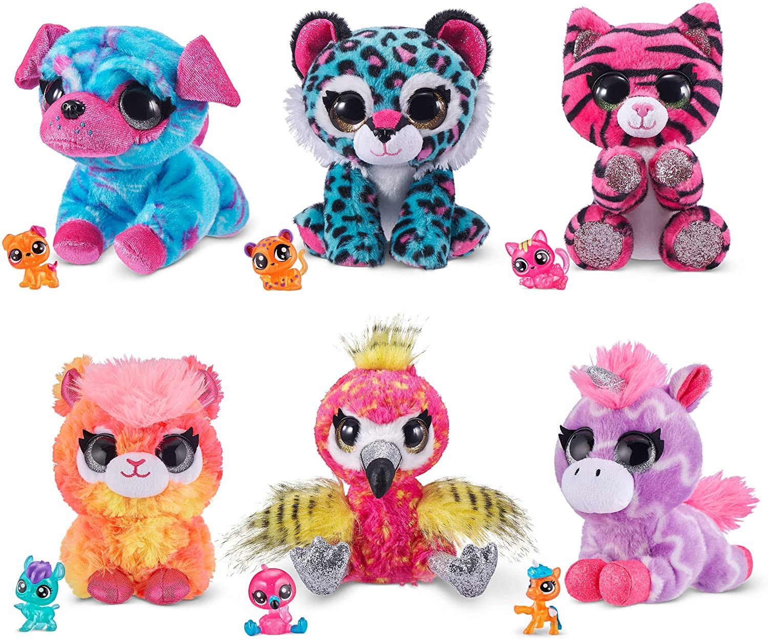 Peluche Zuru Coco Surprise Neon Con Coleccionable Para Bebés - Venta Internacional.