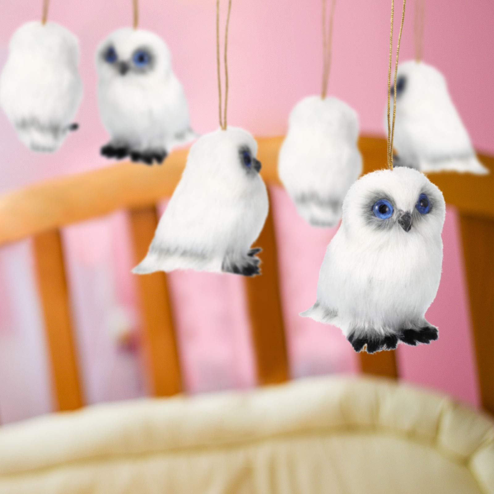 Foto 7 pulgar | Peluche Skylety, Minibúho, Gris Y Blanco, 8 Cm, 6 Unidades - Venta Internacional.