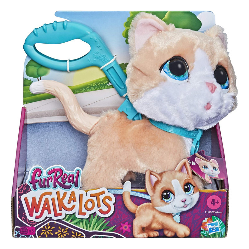 Peluche Interactivo Hasbro Furreal Walkalots Gatito con Correa