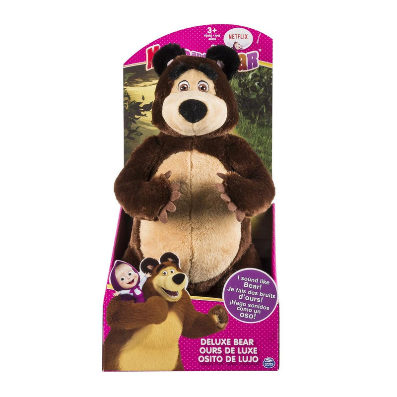 Peluche Interactivo Oso de Masha y el Oso con Sonido