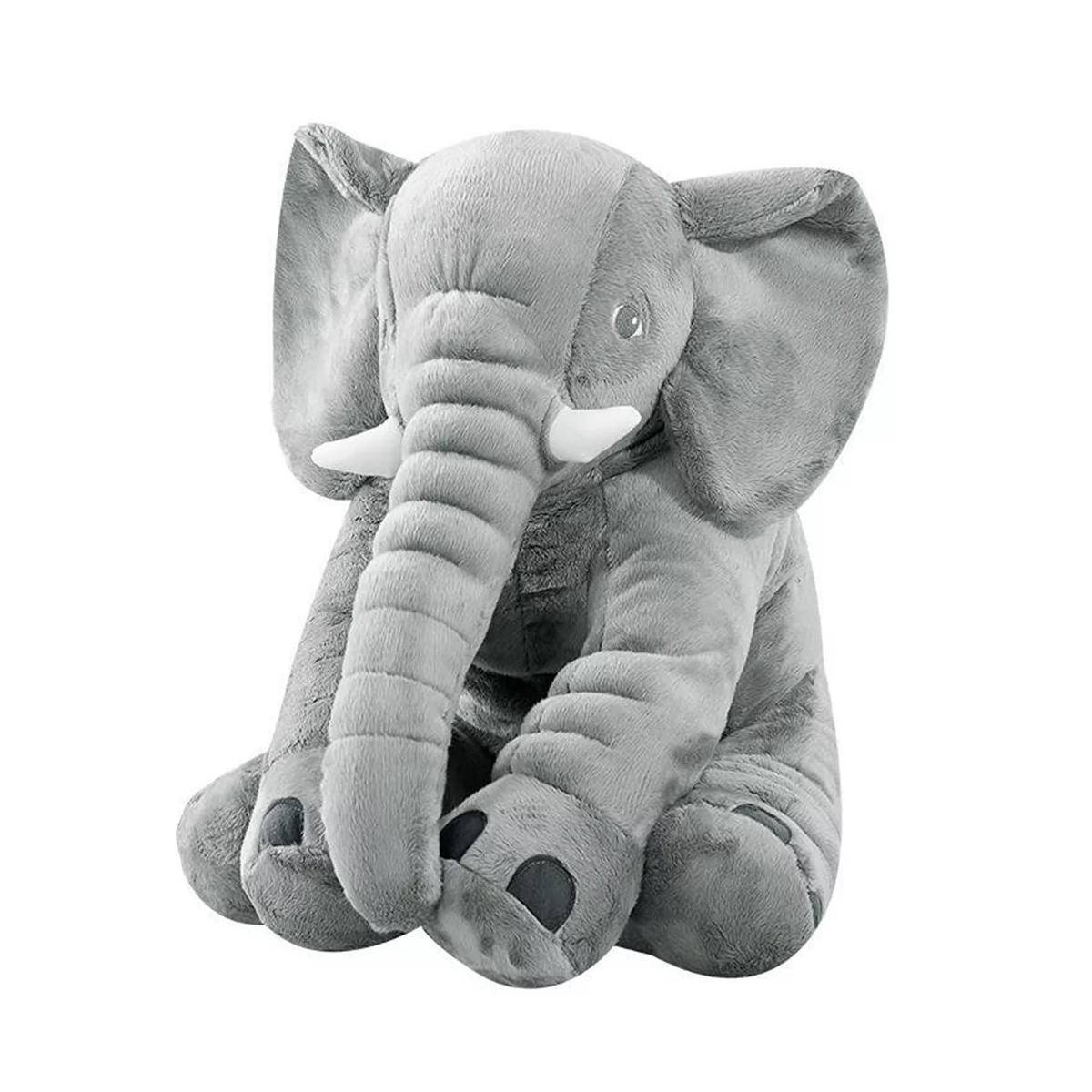Foto 5 pulgar | Almohada de Elefante de Peluche Lab.G Gris de Gran Tamaño 30x30 cm
