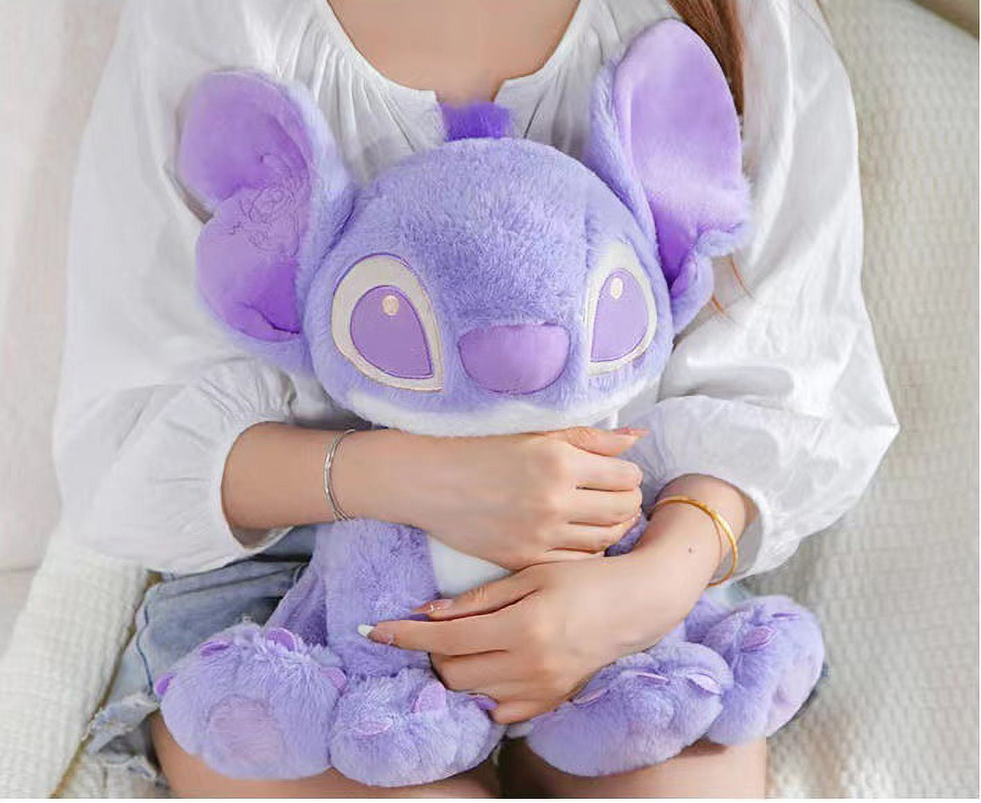 Foto 2 pulgar | Peluche Lilo&stitch Para Regalo Con Dibujos Animados Para Bebés, 30 Cm, Color Morado - Venta Internacional.