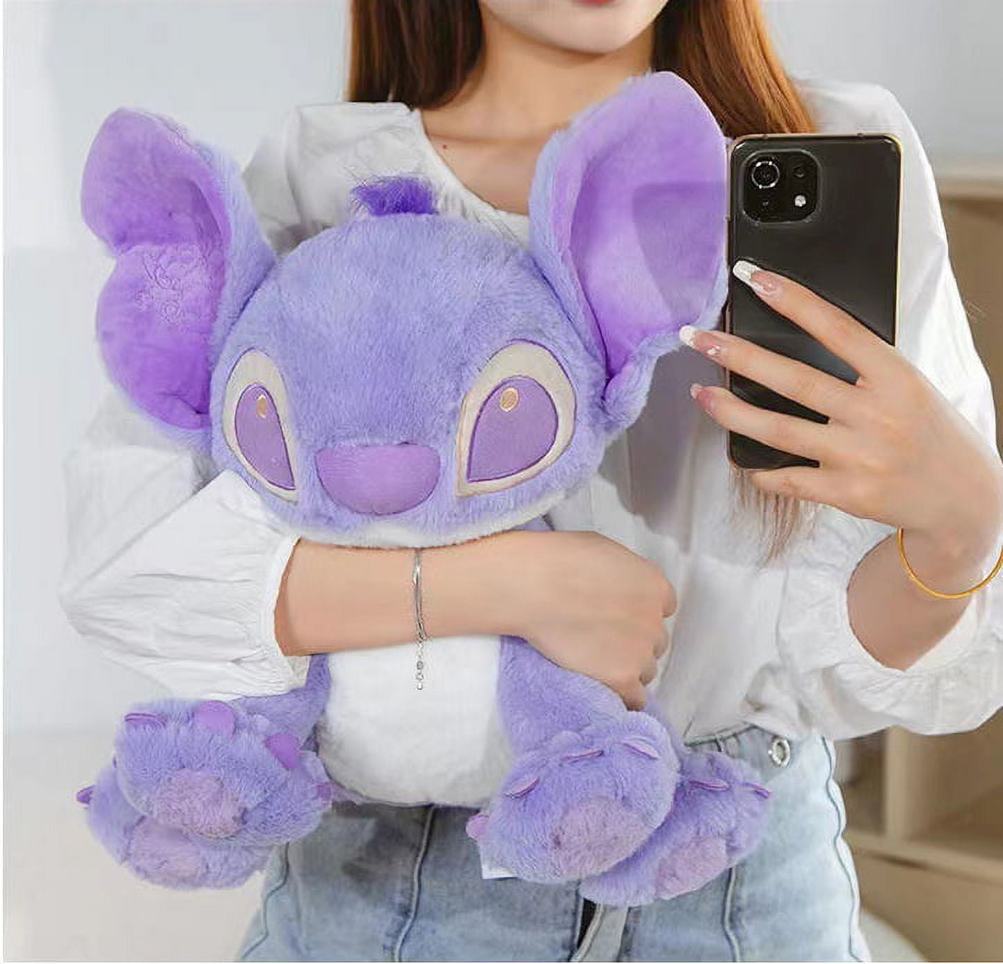 Foto 5 pulgar | Peluche Lilo&stitch Para Regalo Con Dibujos Animados Para Bebés, 30 Cm, Color Morado - Venta Internacional.