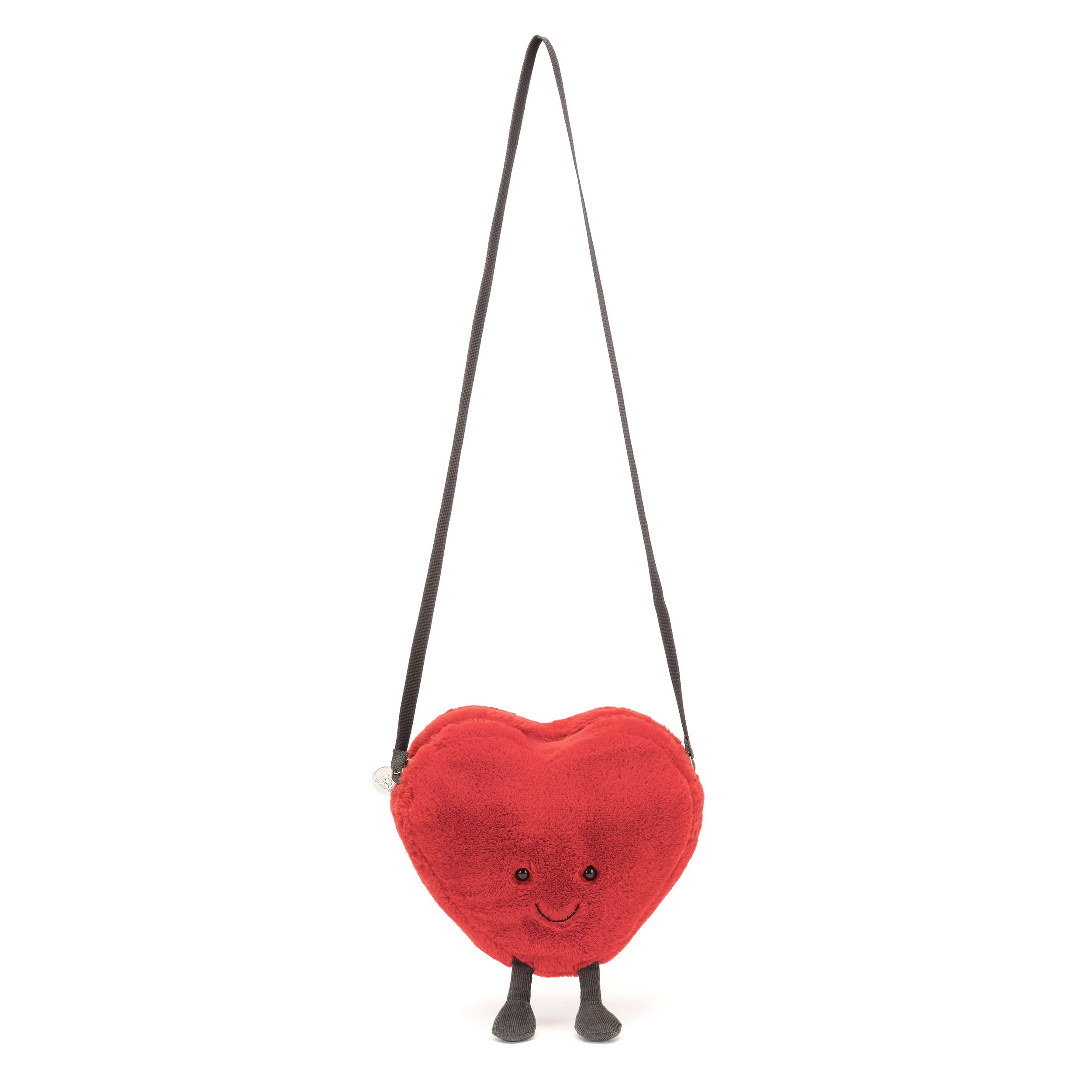 Foto 6 pulgar | Bolso De Felpa Con Forma De Bandolera Jellycat Amuseable Heart - Venta Internacional.