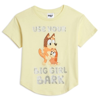 Foto 2 | Camiseta Bluey Bingo Mom Little Girls De Manga Corta, Paquete De 3 Unidades, 4 Unidades - Venta Internacional.