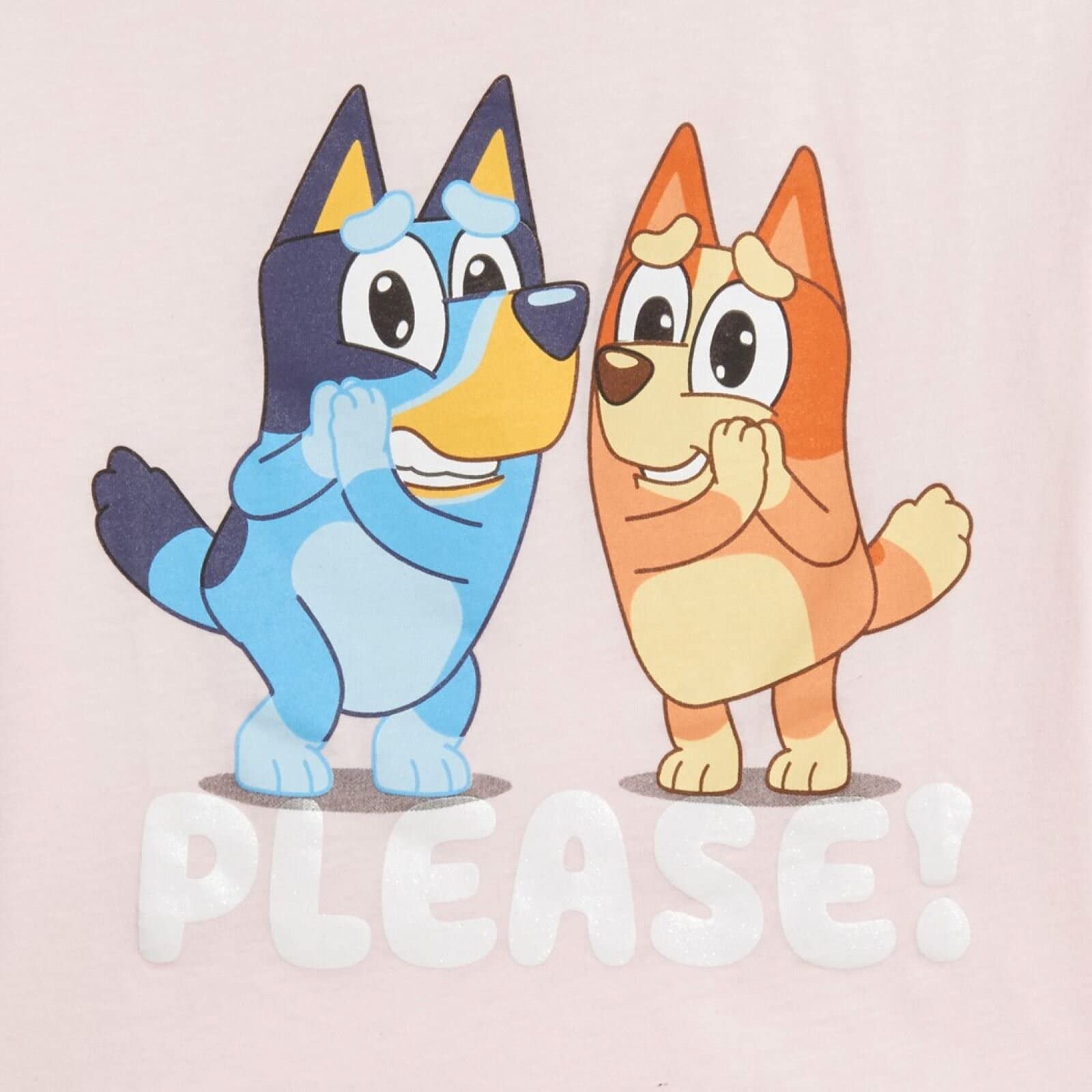 Foto 5 | Camiseta Bluey Bingo Mom Little Girls De Manga Corta, Paquete De 3 Unidades, 4 Unidades - Venta Internacional.