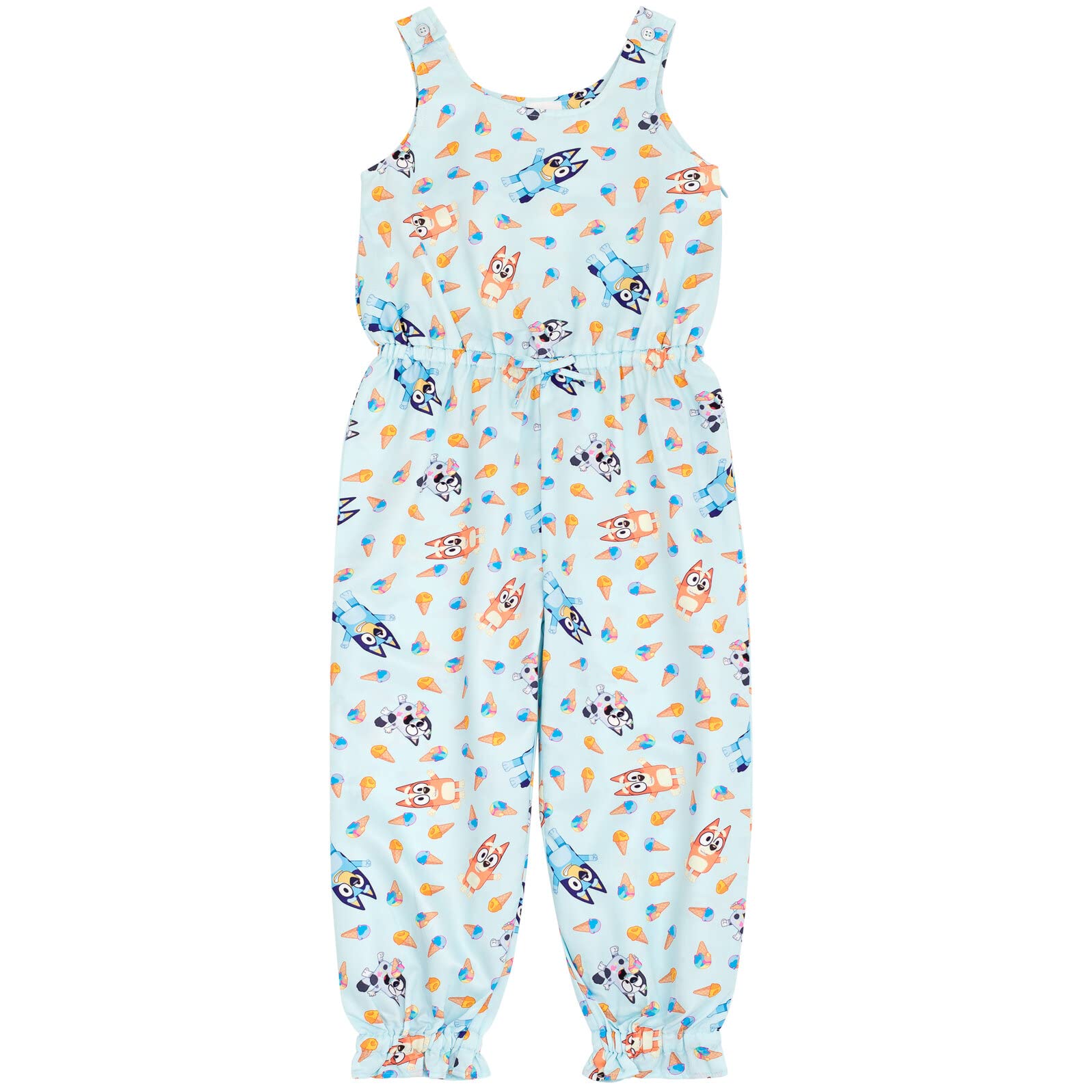 Muffin De Bingo Romper Bluey Para Niñas Pequeñas, Sin Mangas, 5t - Venta Internacional.