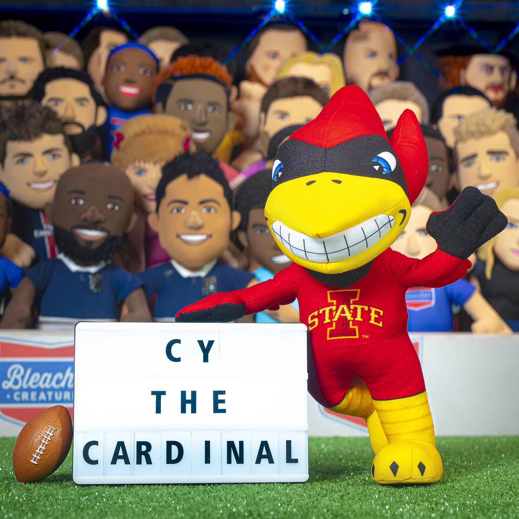 Foto 3 pulgar | Figura De Peluche Bleacher Creatures Iowa State Cy The Cardinal, 25 Cm - Venta Internacional.