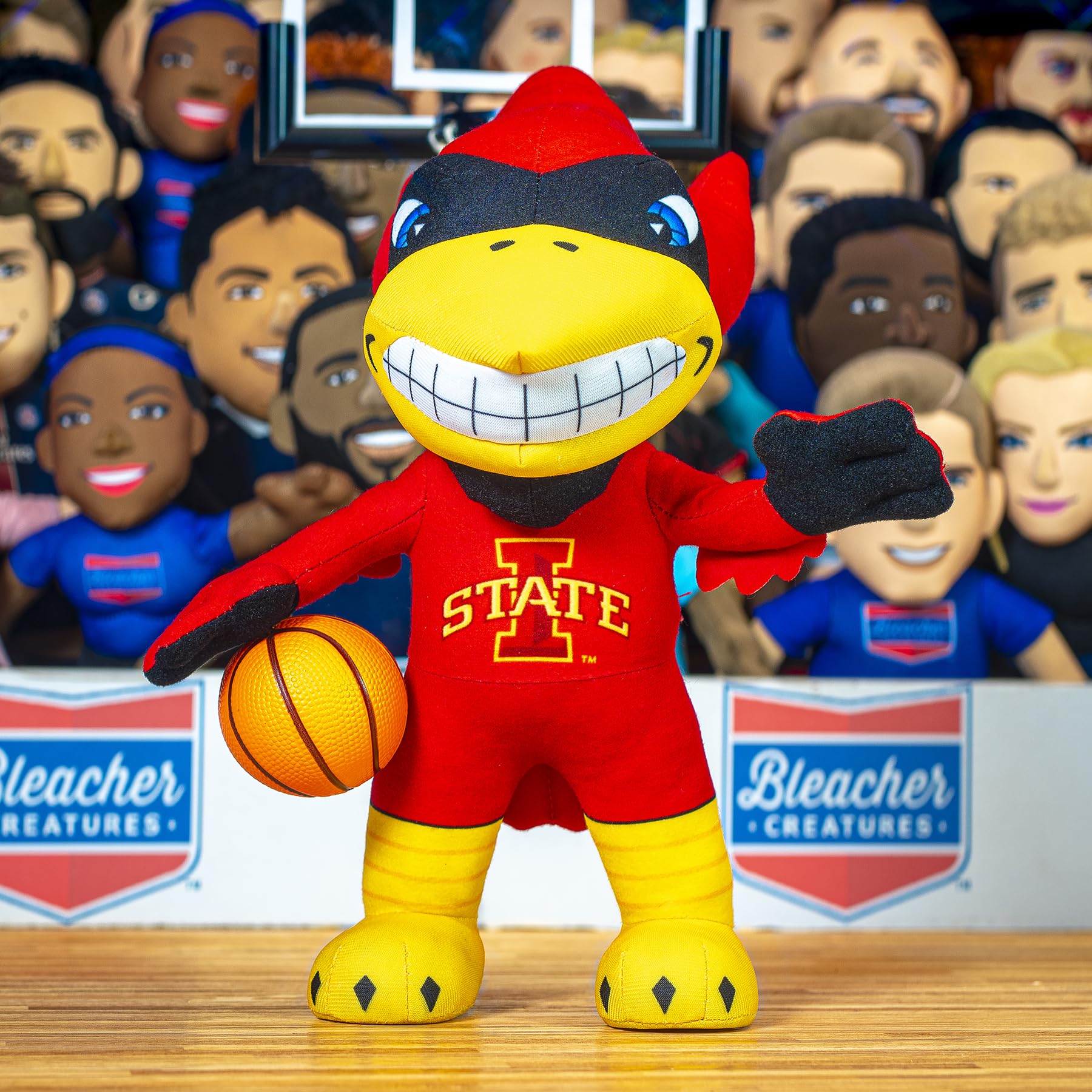 Foto 4 | Figura De Peluche Bleacher Creatures Iowa State Cy The Cardinal, 25 Cm - Venta Internacional.