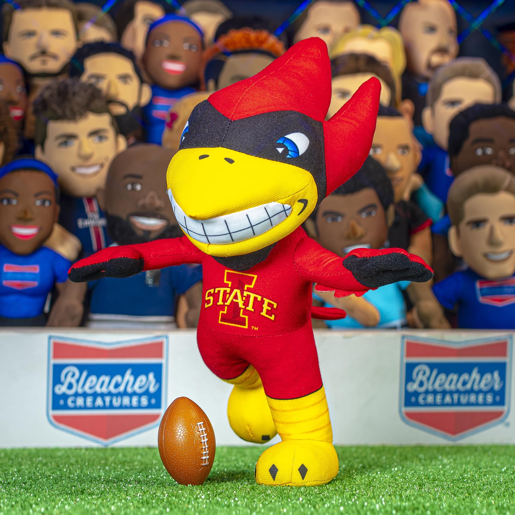 Foto 7 pulgar | Figura De Peluche Bleacher Creatures Iowa State Cy The Cardinal, 25 Cm - Venta Internacional.