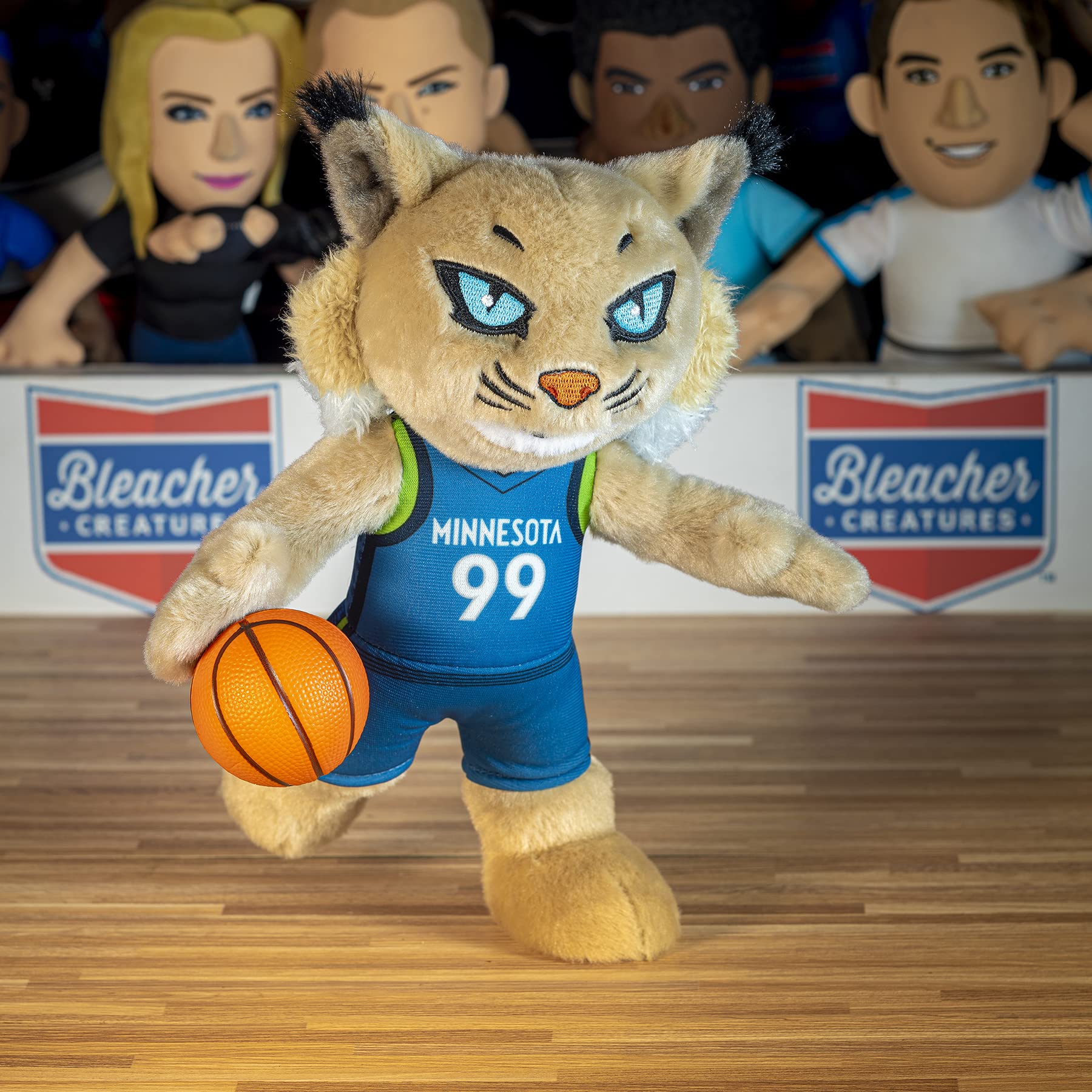 Foto 7 pulgar | Figura De Peluche Bleacher Creatures Minnesota Lynx Prowl 10 - Venta Internacional.