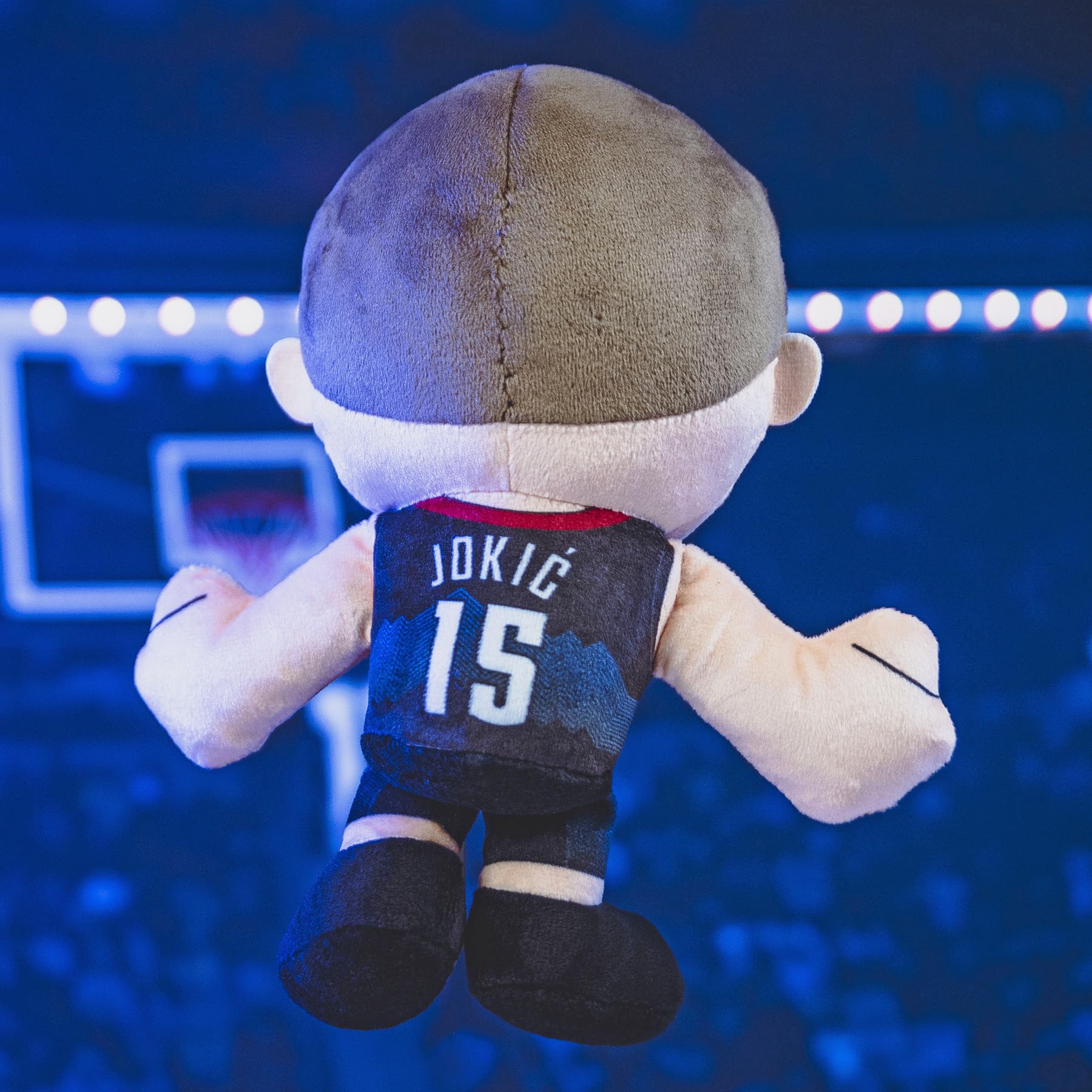 Foto 3 pulgar | Peluche Bleacher Creatures Denver Nuggets Nikola Jokic 8 Nba - Venta Internacional.
