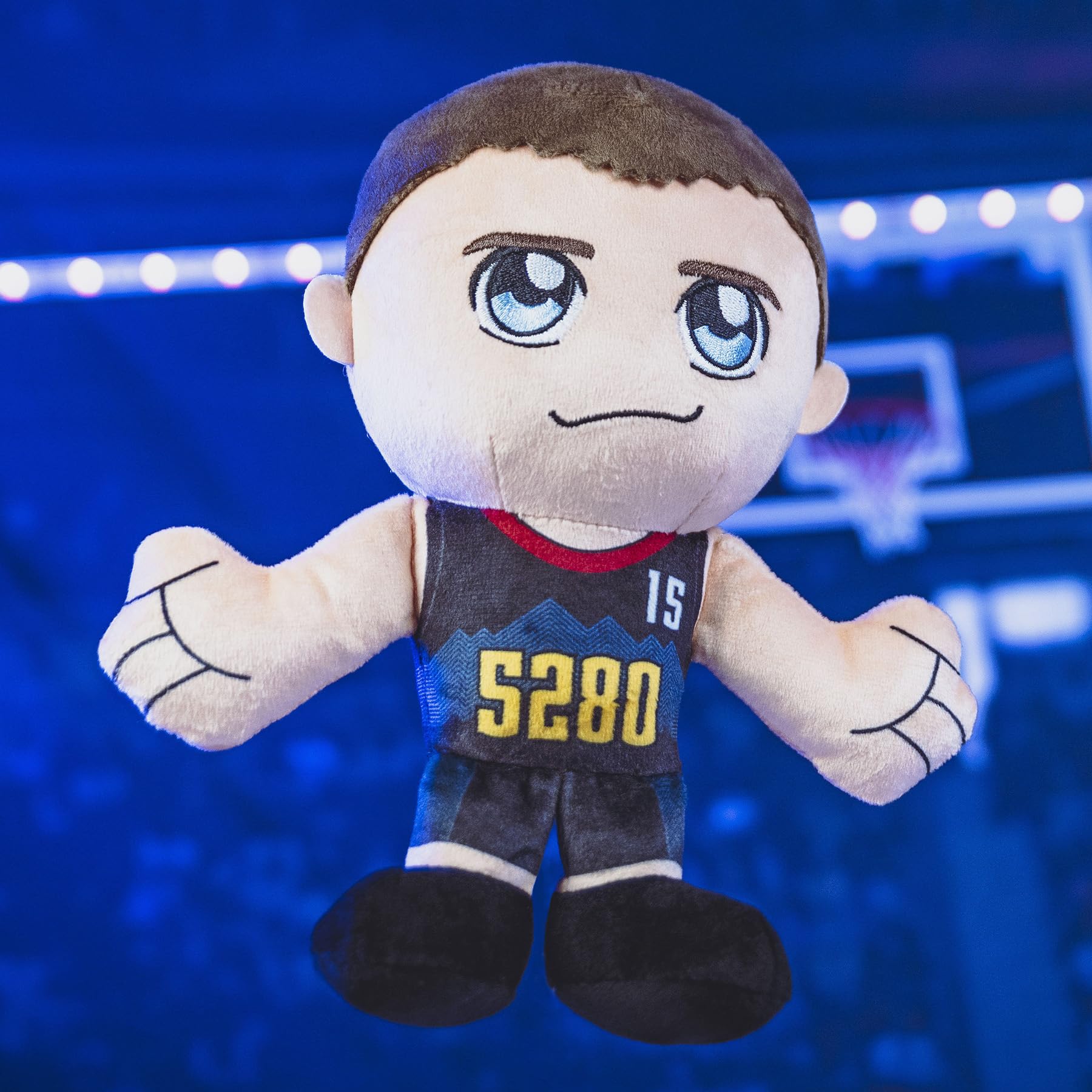 Foto 7 pulgar | Peluche Bleacher Creatures Denver Nuggets Nikola Jokic 8 Nba - Venta Internacional.