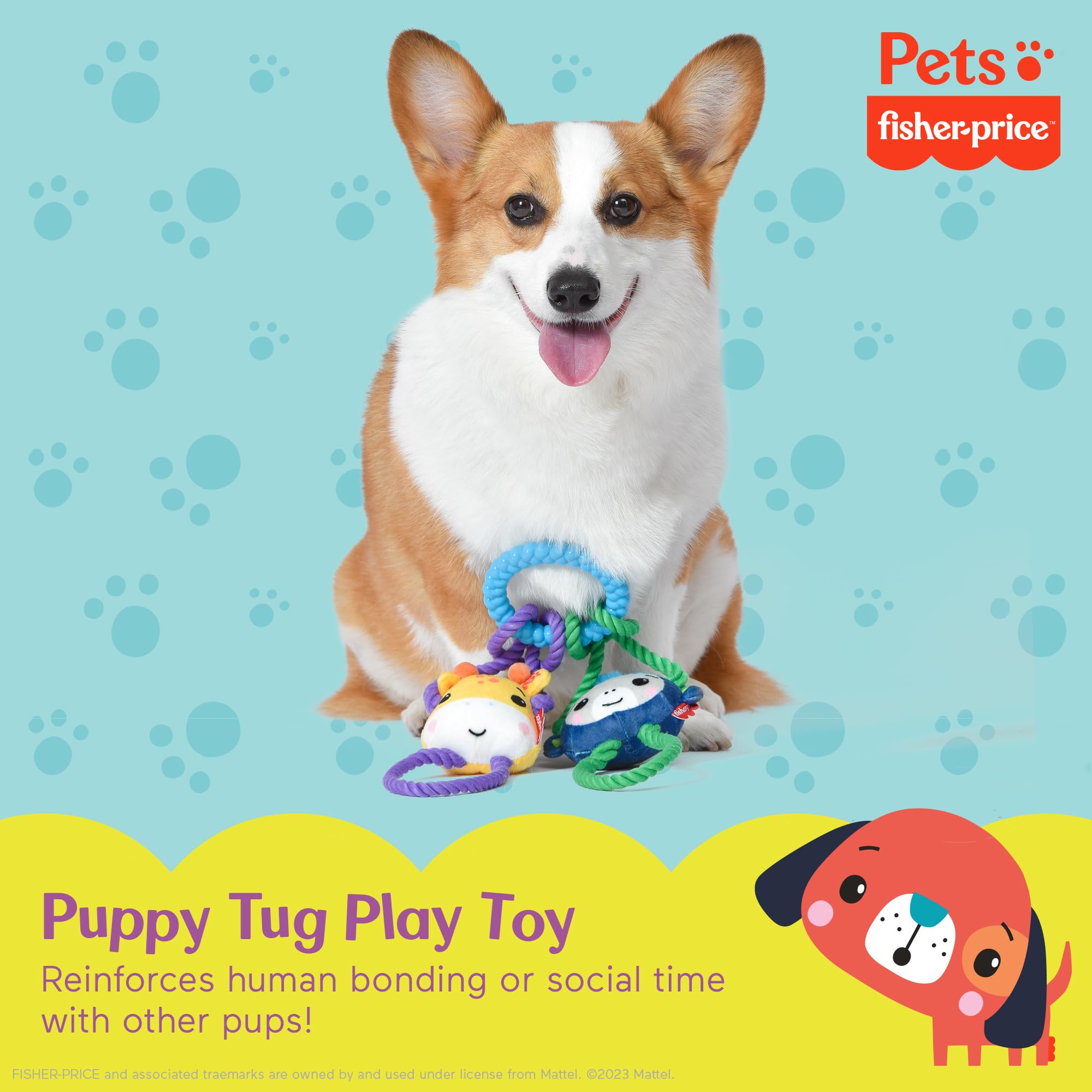 Foto 3 pulgar | Remolcador Interactivo Fisher-price Para Mascotas, Remolca Con Amigos - Venta Internacional.