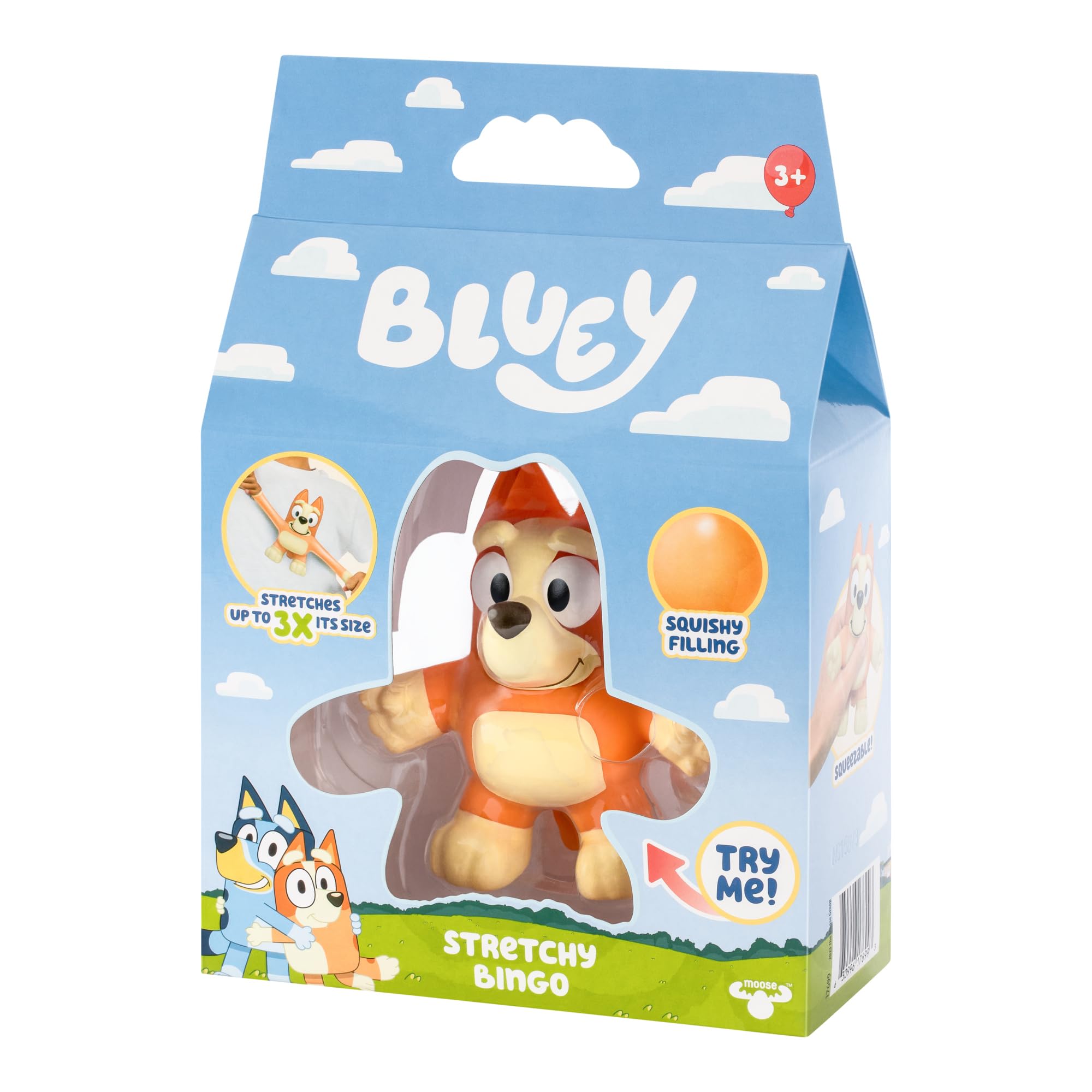 Foto 6 pulgar | Figura De Juguete Elástica Bluey Stretchy Bingo Con Relleno Blando - Venta Internacional.