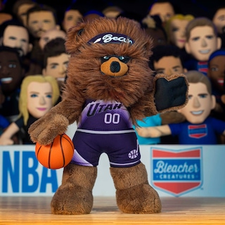 Foto 2 | Figura De Peluche Bleacher Creatures Utah Jazz Bear 10, Mascota De La Nba - Venta Internacional.