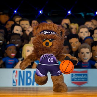 Foto 4 | Figura De Peluche Bleacher Creatures Utah Jazz Bear 10, Mascota De La Nba - Venta Internacional.