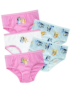 Foto 1 | Ropa Interior Bluey Girls, Paquete De 5, Multicolor, Talla 7 - Venta Internacional.
