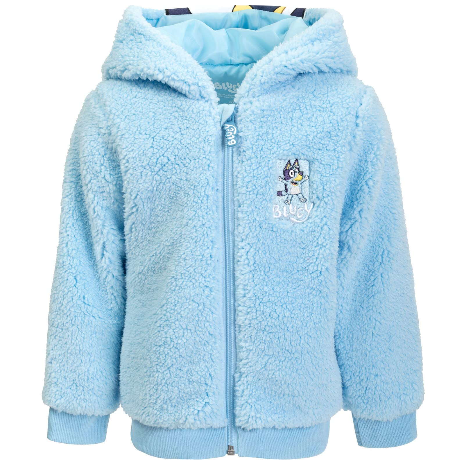 Foto 6 pulgar | Sudadera Con Capucha Bluey Little Boys Cozy Sherpa Con Cremallera Para Cosplay 6, Azul - Venta Internacional.