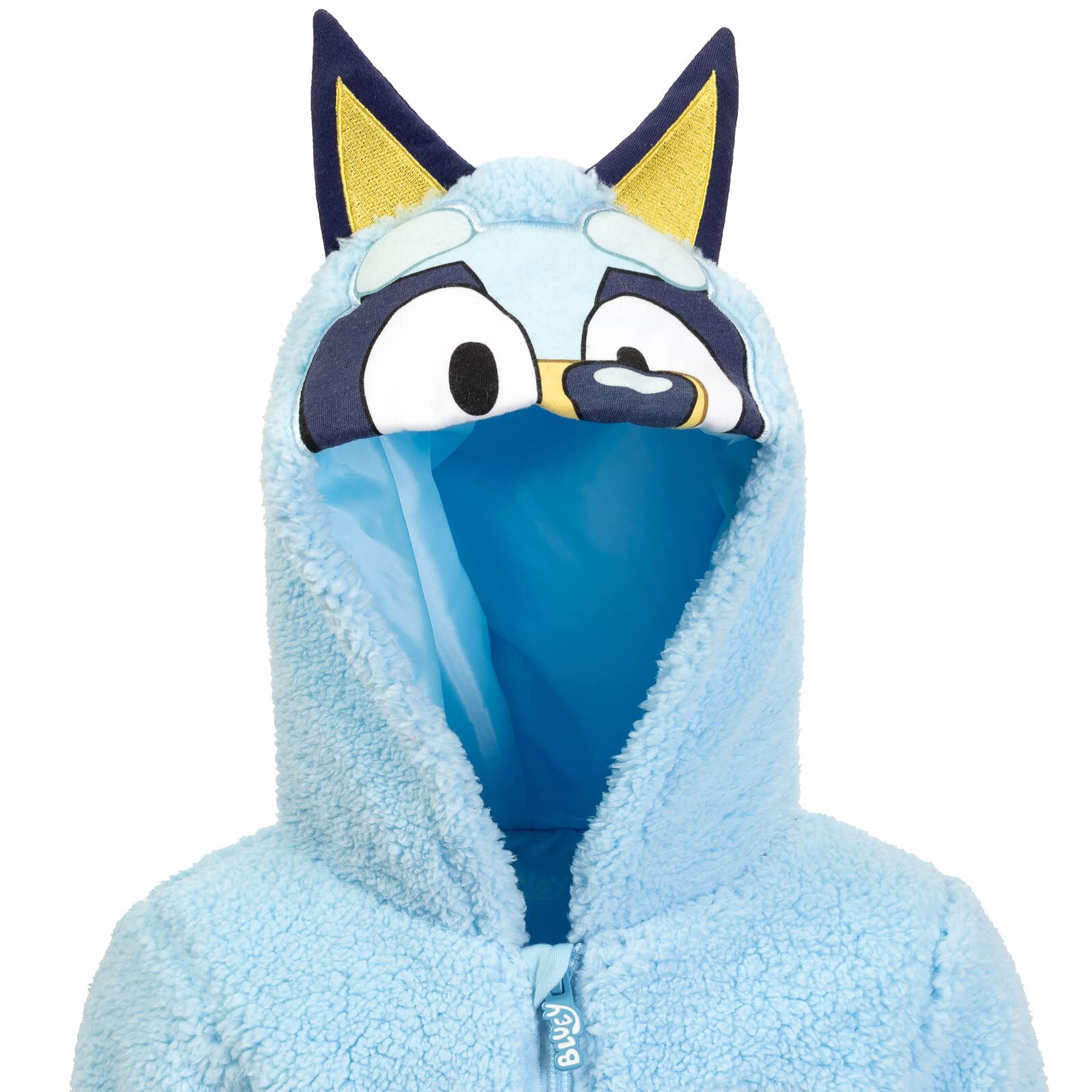 Foto 7 pulgar | Sudadera Con Capucha Bluey Little Boys Cozy Sherpa Con Cremallera Para Cosplay 6, Azul - Venta Internacional.
