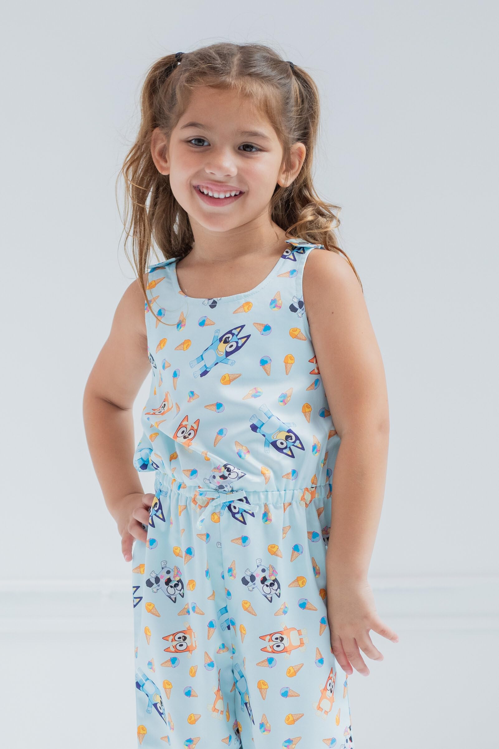 Foto 3 pulgar | Romper Bluey Bingo Muffin Para Niñas Pequeñas, Sin Mangas, 3t - Venta Internacional.