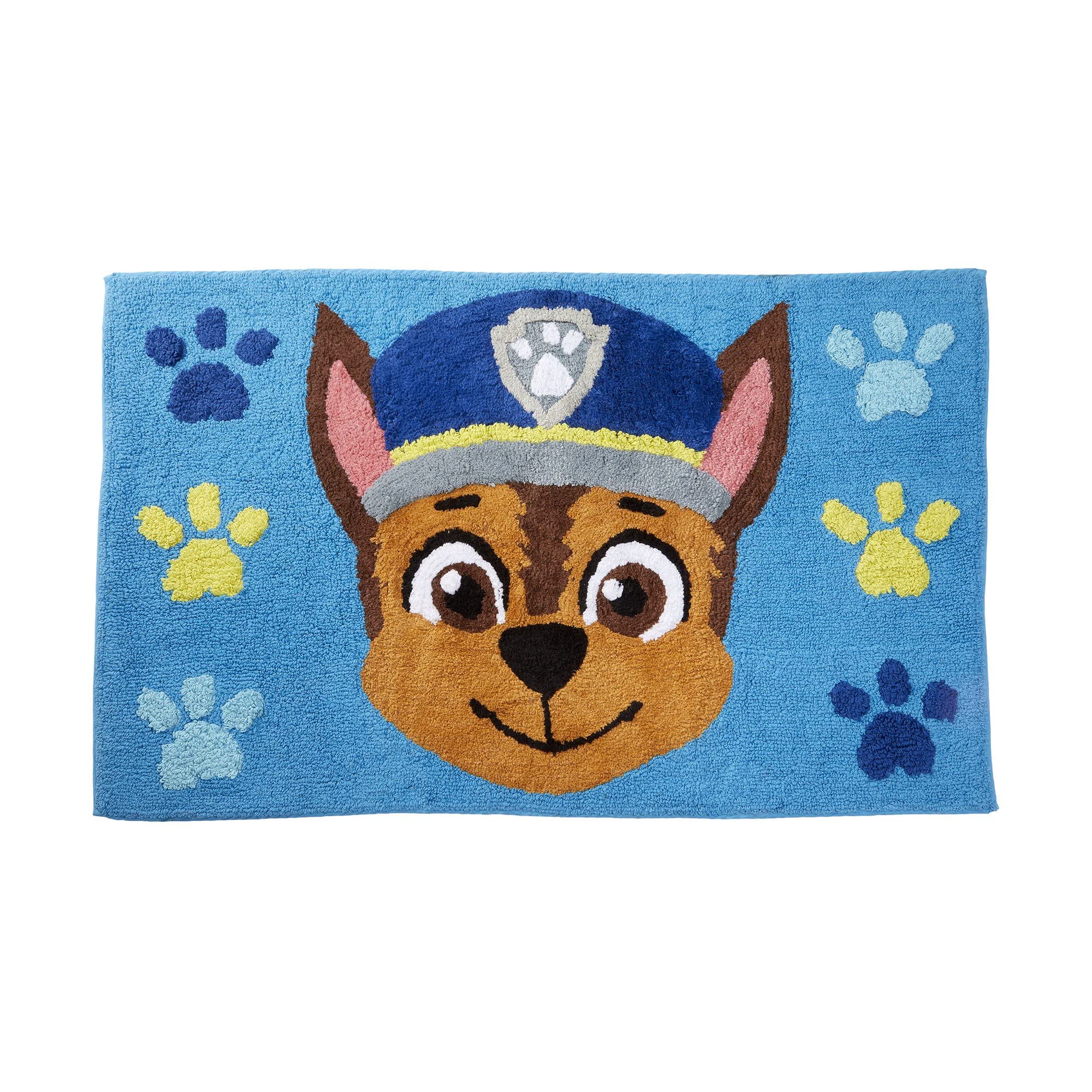 Foto 2 pulgar | Alfombra Decorativa Paw Patrol Chase Kids, 48 X 30 Cm, Algodón Con Mechones - Venta Internacional.