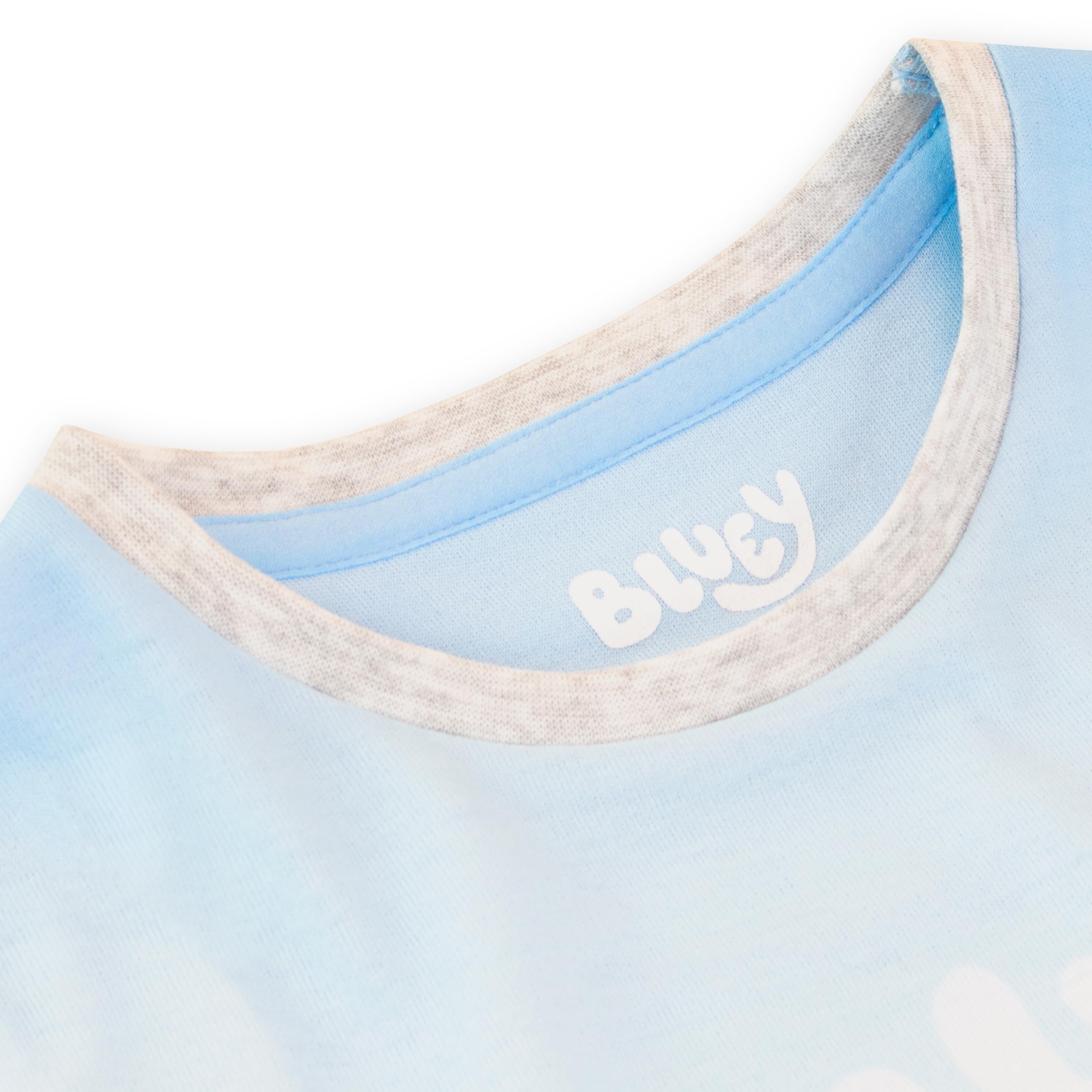 Foto 6 pulgar | Camisón Bluey De Manga Corta Para Niñas, Multicolor, Talla 5 - Venta Internacional.