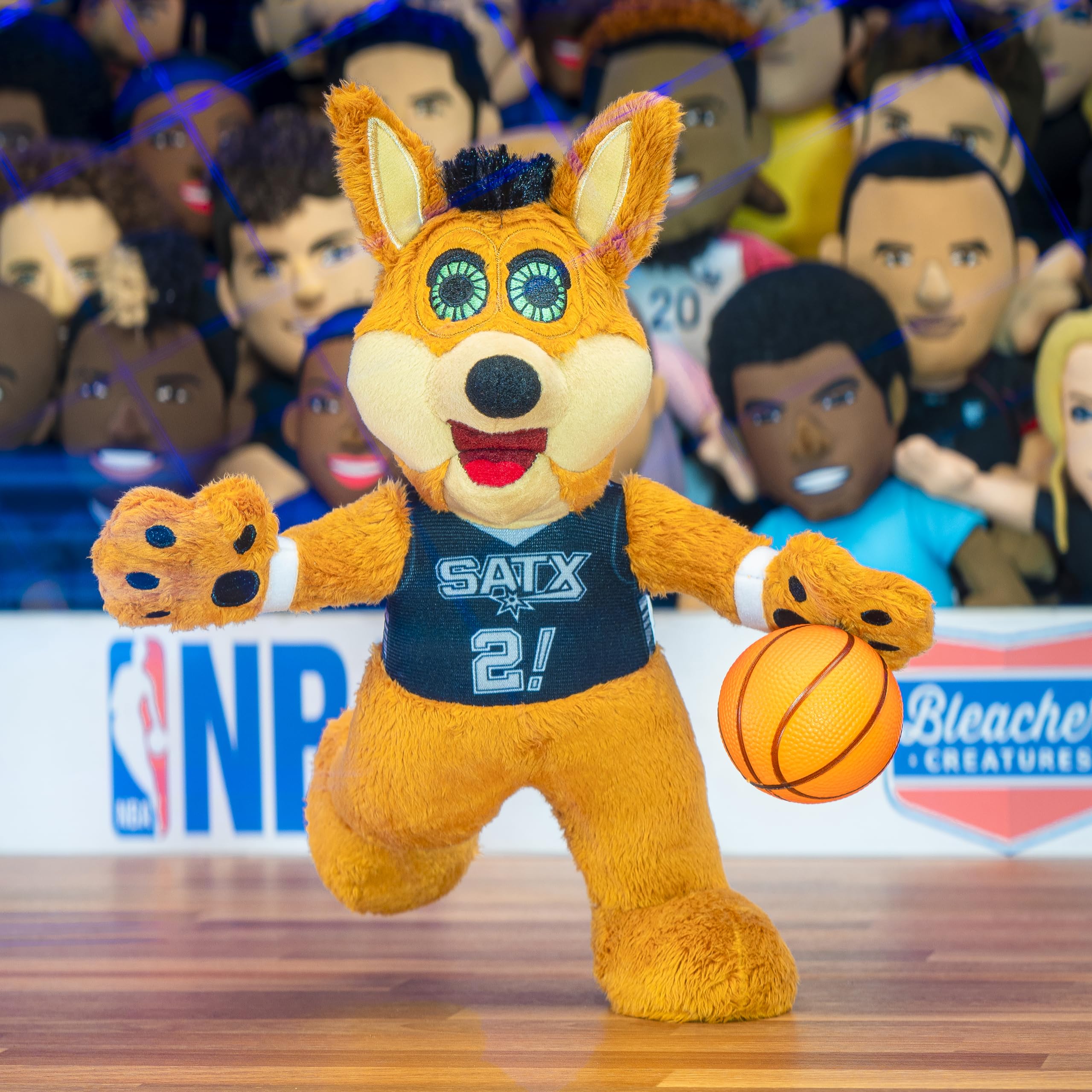 Foto 5 pulgar | Figura De Peluche Bleacher Creatures San Antonio Spurs Coyote 10 - Venta Internacional.