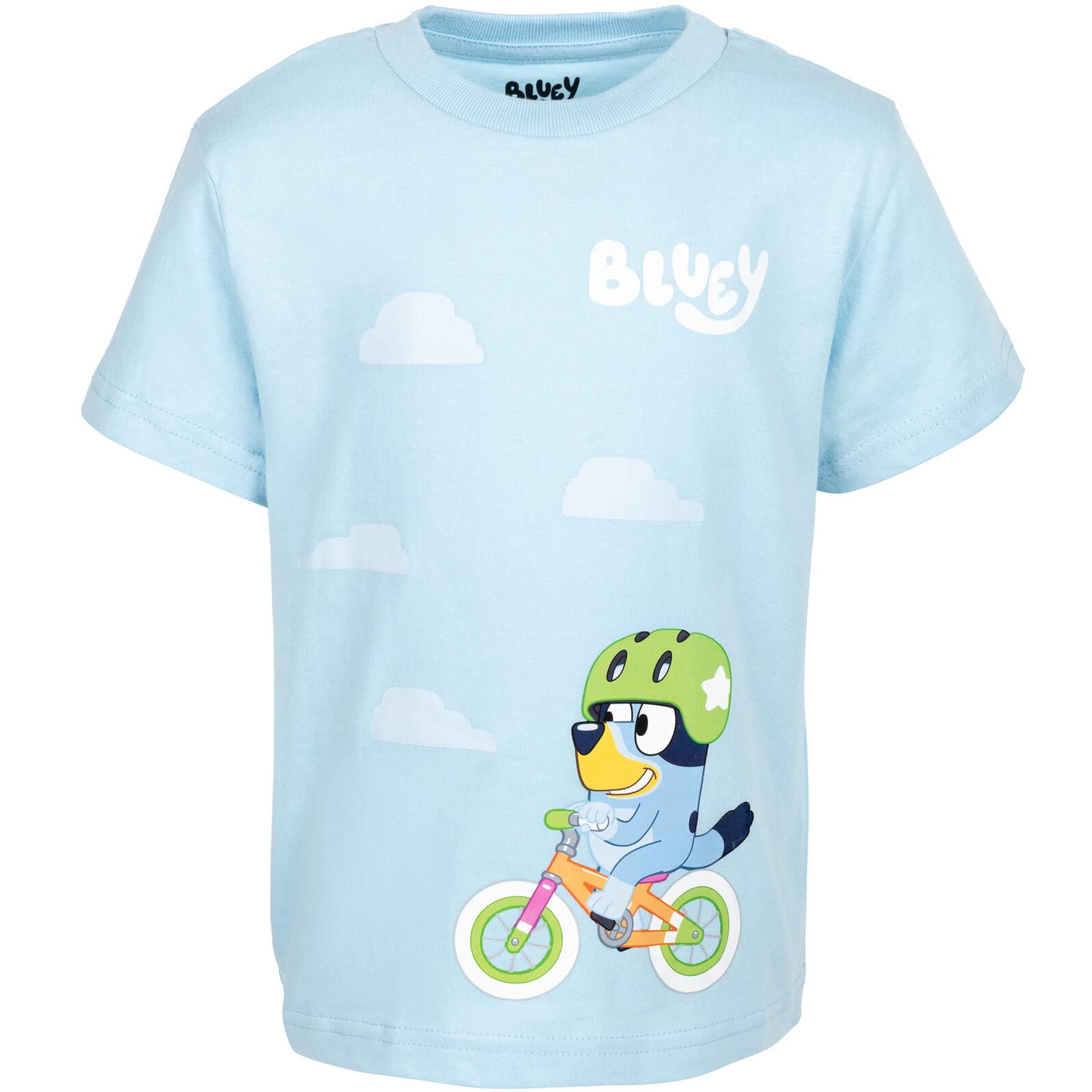Foto 3 pulgar | Pack De 2 Camisetas Bluey Bingo Dad Little Boys, Color Azul/gris, Talla 6 - Venta Internacional.