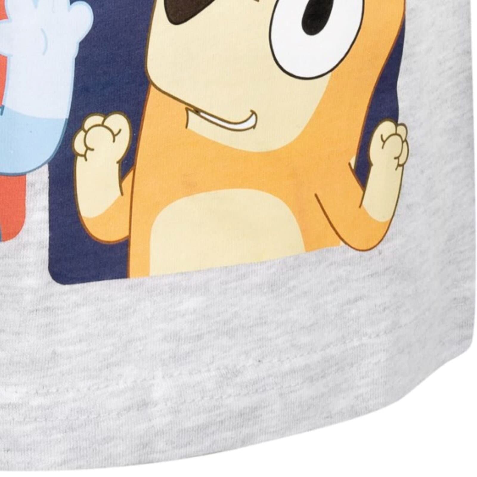 Foto 7 pulgar | Pack De 2 Camisetas Bluey Bingo Dad Little Boys, Color Azul/gris, Talla 6 - Venta Internacional.