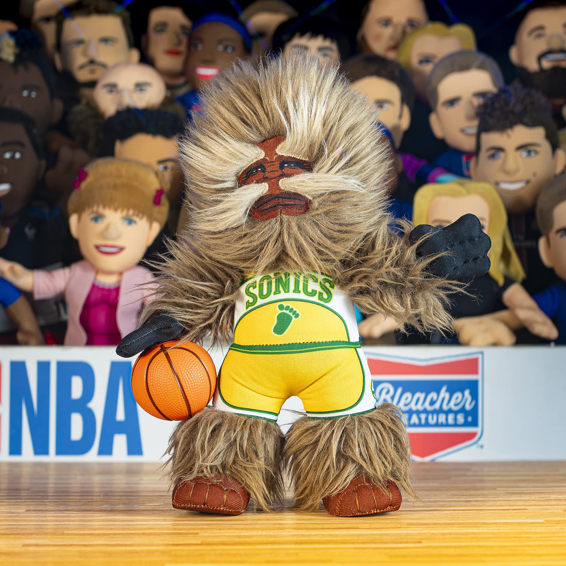 Foto 3 pulgar | Figura De Peluche Bleacher Creatures Seattle Supersonics Squatch 10 - Venta Internacional.