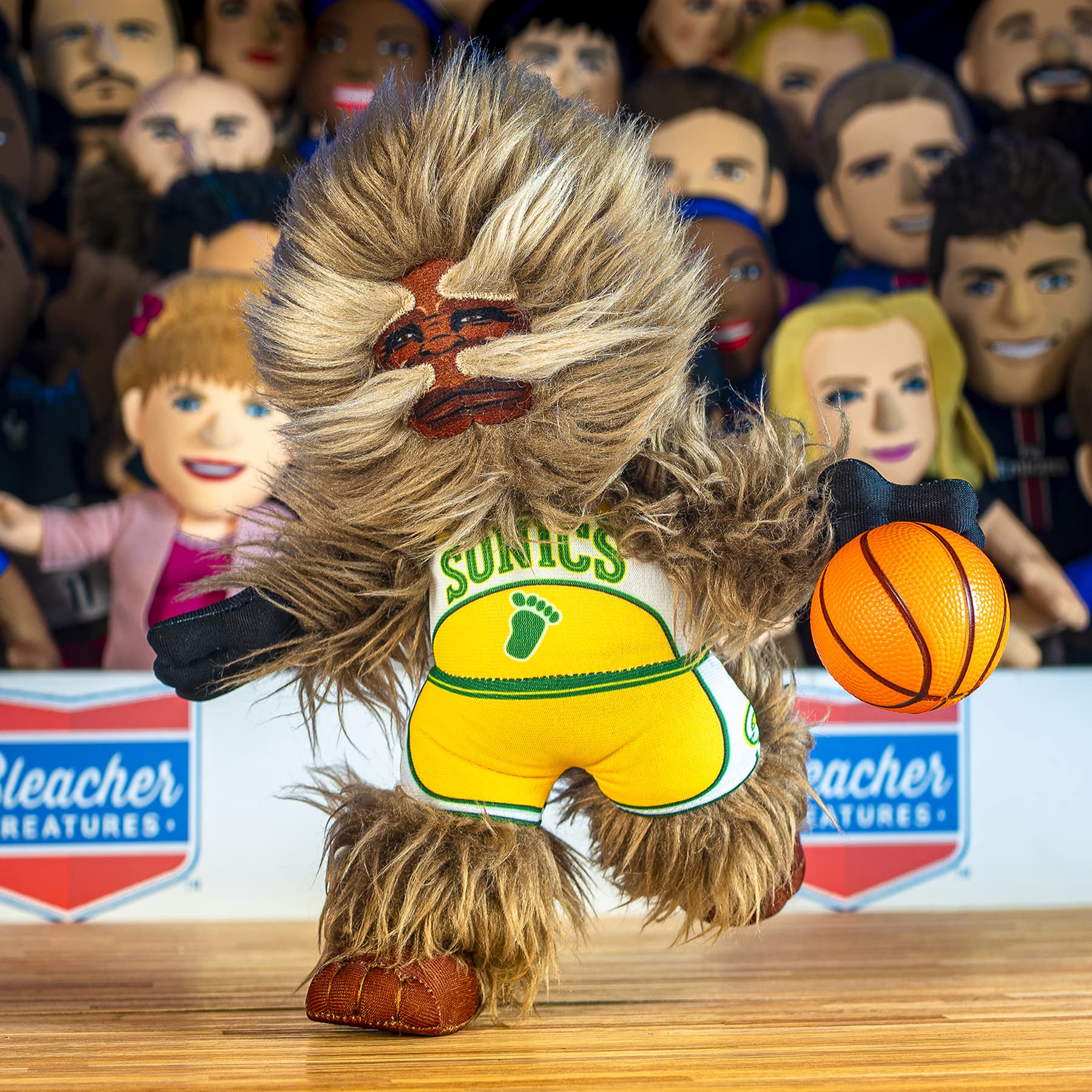 Foto 5 pulgar | Figura De Peluche Bleacher Creatures Seattle Supersonics Squatch 10 - Venta Internacional.