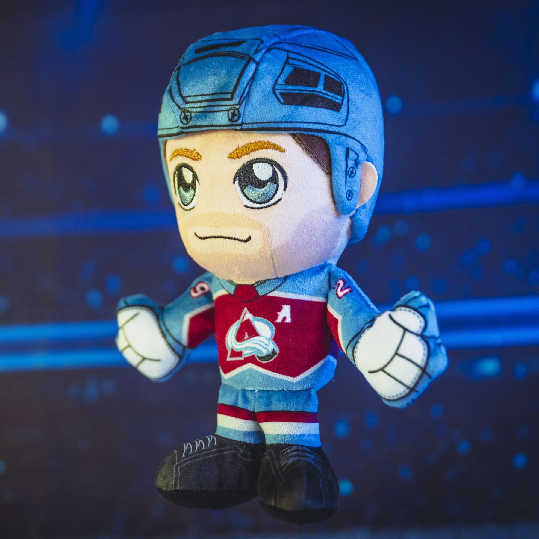 Foto 3 pulgar | Juguete De Peluche Bleacher Creatures Colorado Avalanche Nathan Mackinnon - Venta Internacional.