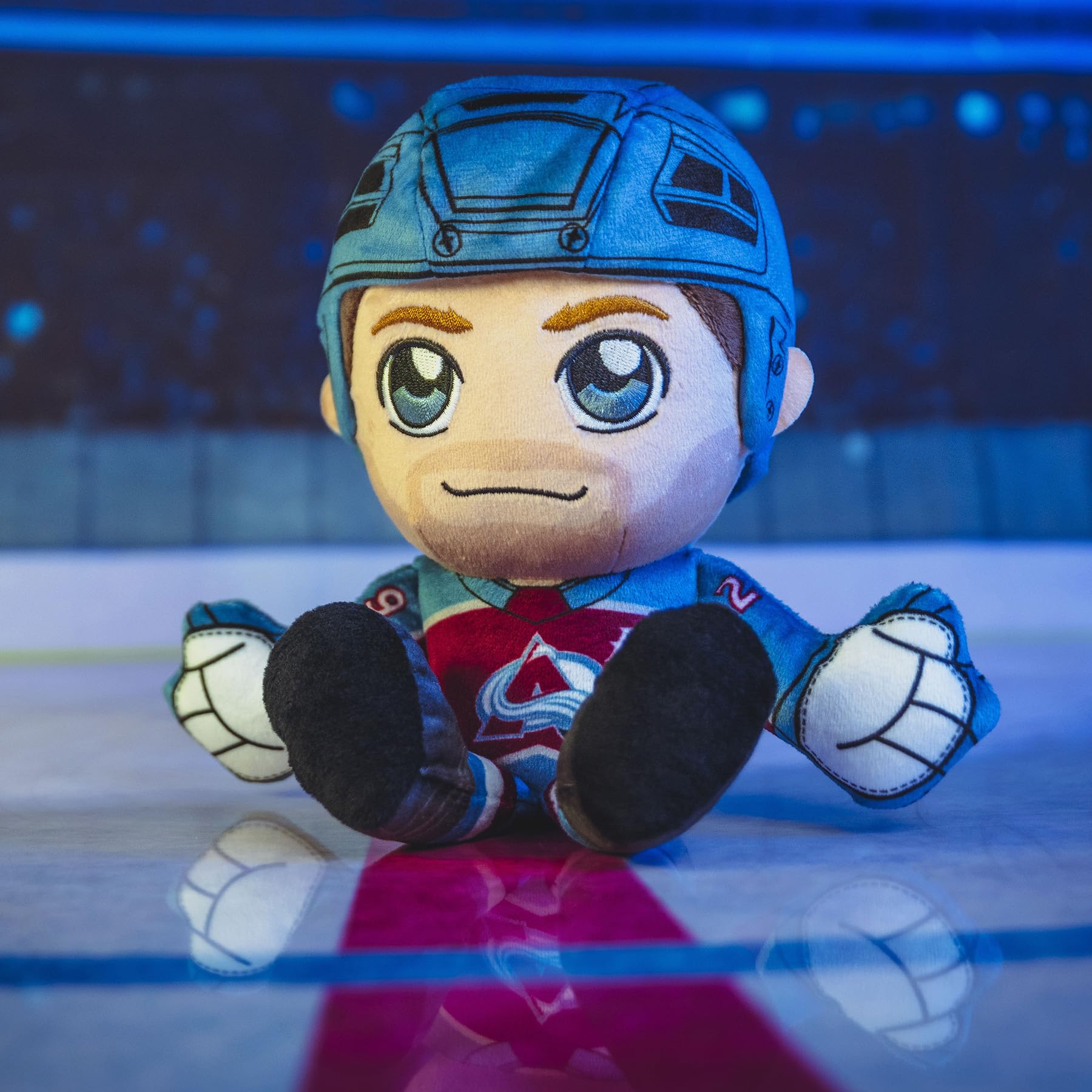 Foto 5 pulgar | Juguete De Peluche Bleacher Creatures Colorado Avalanche Nathan Mackinnon - Venta Internacional.