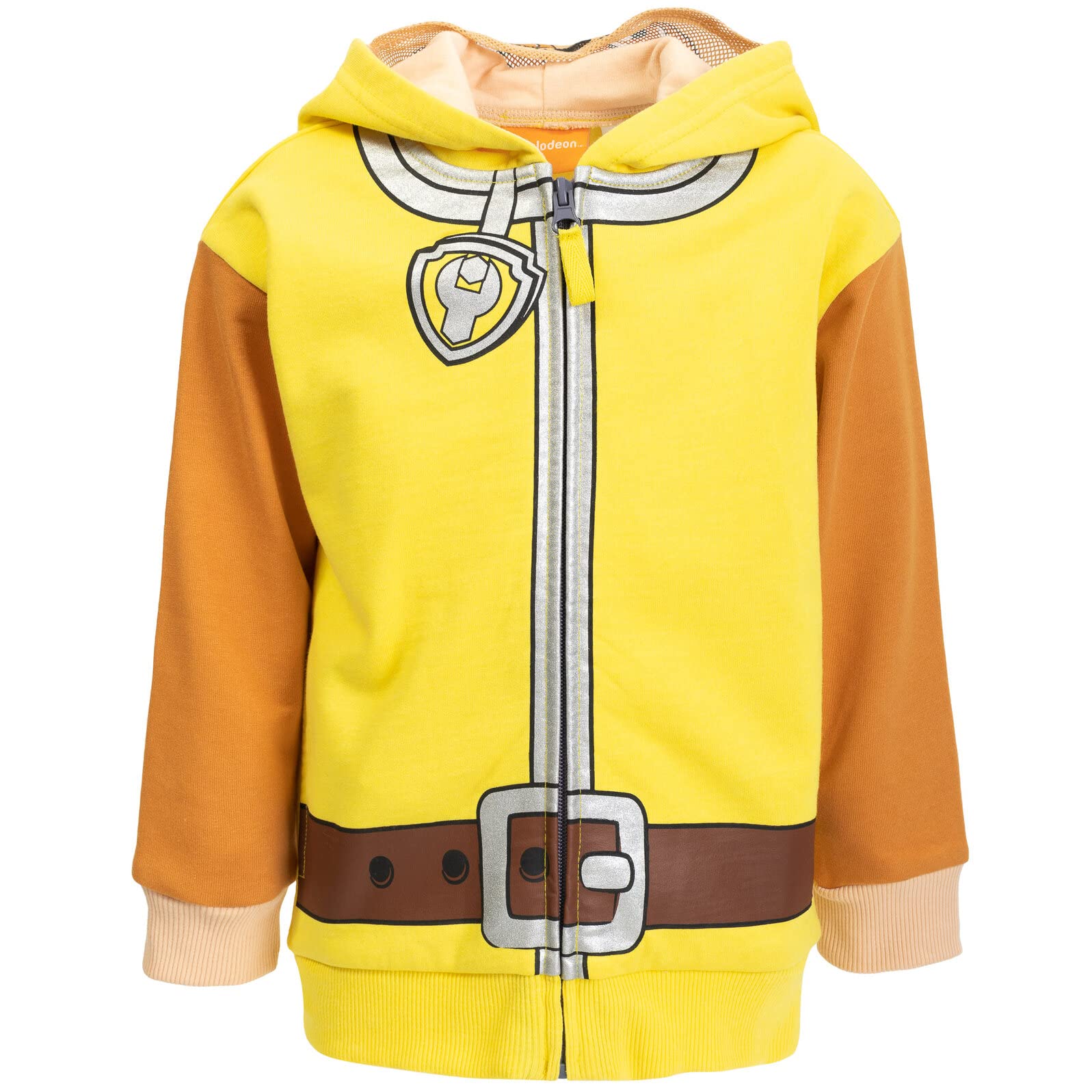 Foto 4 pulgar | Sudadera Con Capucha De Paw Patrol Rubble De Forro Polar Con Cremallera Para Niños - Venta Internacional.