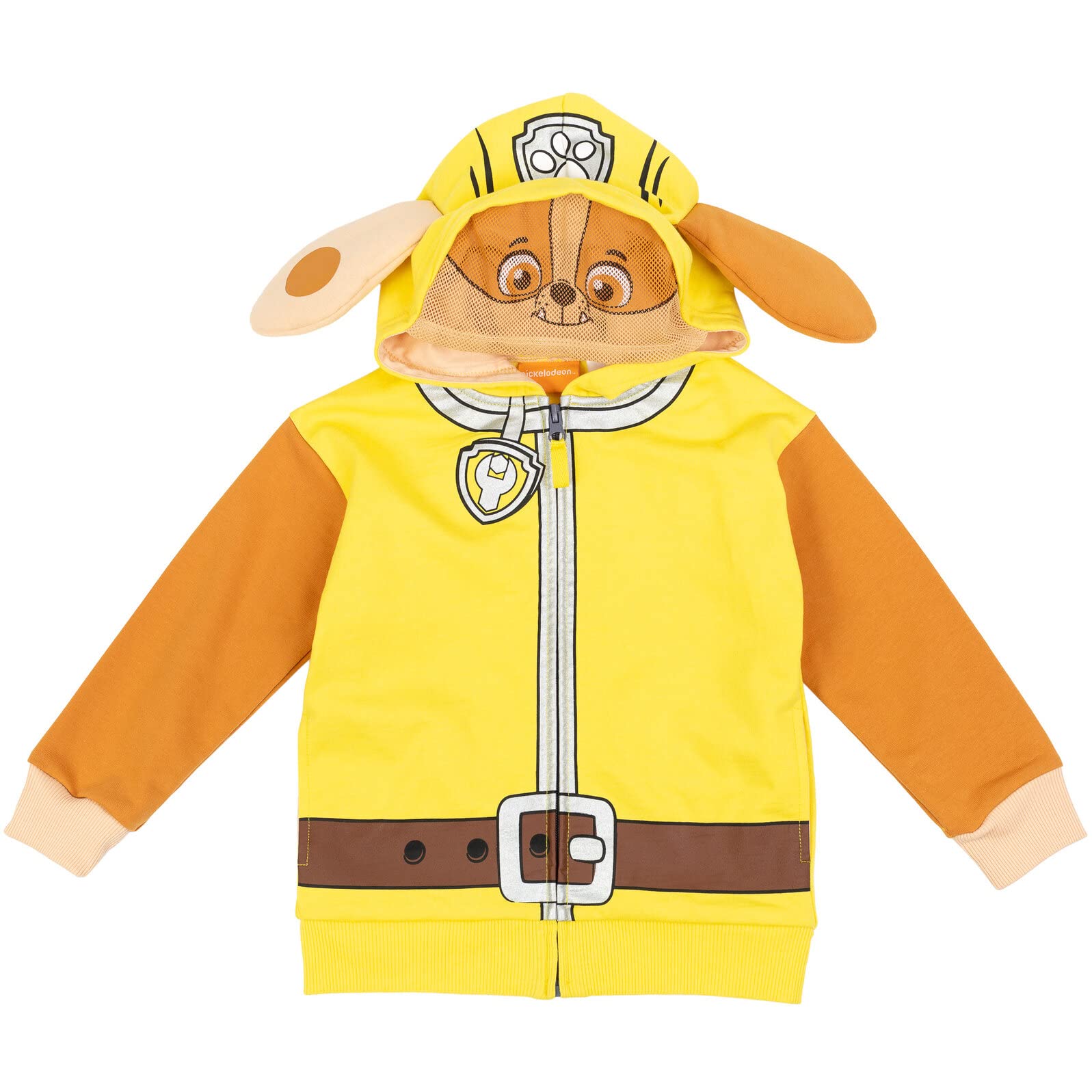 Foto 5 pulgar | Sudadera Con Capucha De Paw Patrol Rubble De Forro Polar Con Cremallera Para Niños - Venta Internacional.