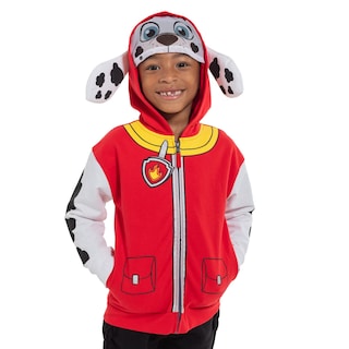 Foto 2 | Sudadera Con Capucha Paw Patrol Marshall De Forro Polar Con Cremallera Para Niños De 7 A 8 Años - Venta Internacional.