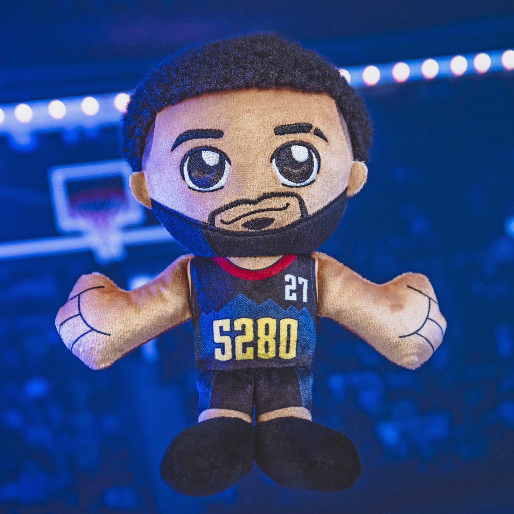 Foto 7 pulgar | Peluche Bleacher Creatures Denver Nuggets Jamal Murray 8 Nba - Venta Internacional.