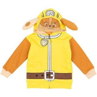 Foto 4 | Sudadera Con Capucha Paw Patrol Rubble Para Niños Pequeños, Forro Polar Con Cremallera - Venta Internacional.