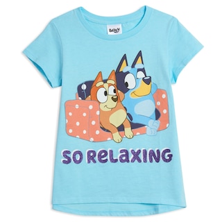 Foto 6 | Camiseta Bluey Bingo Mom Big Girls De Manga Corta De 10 A 12 Años - Venta Internacional.