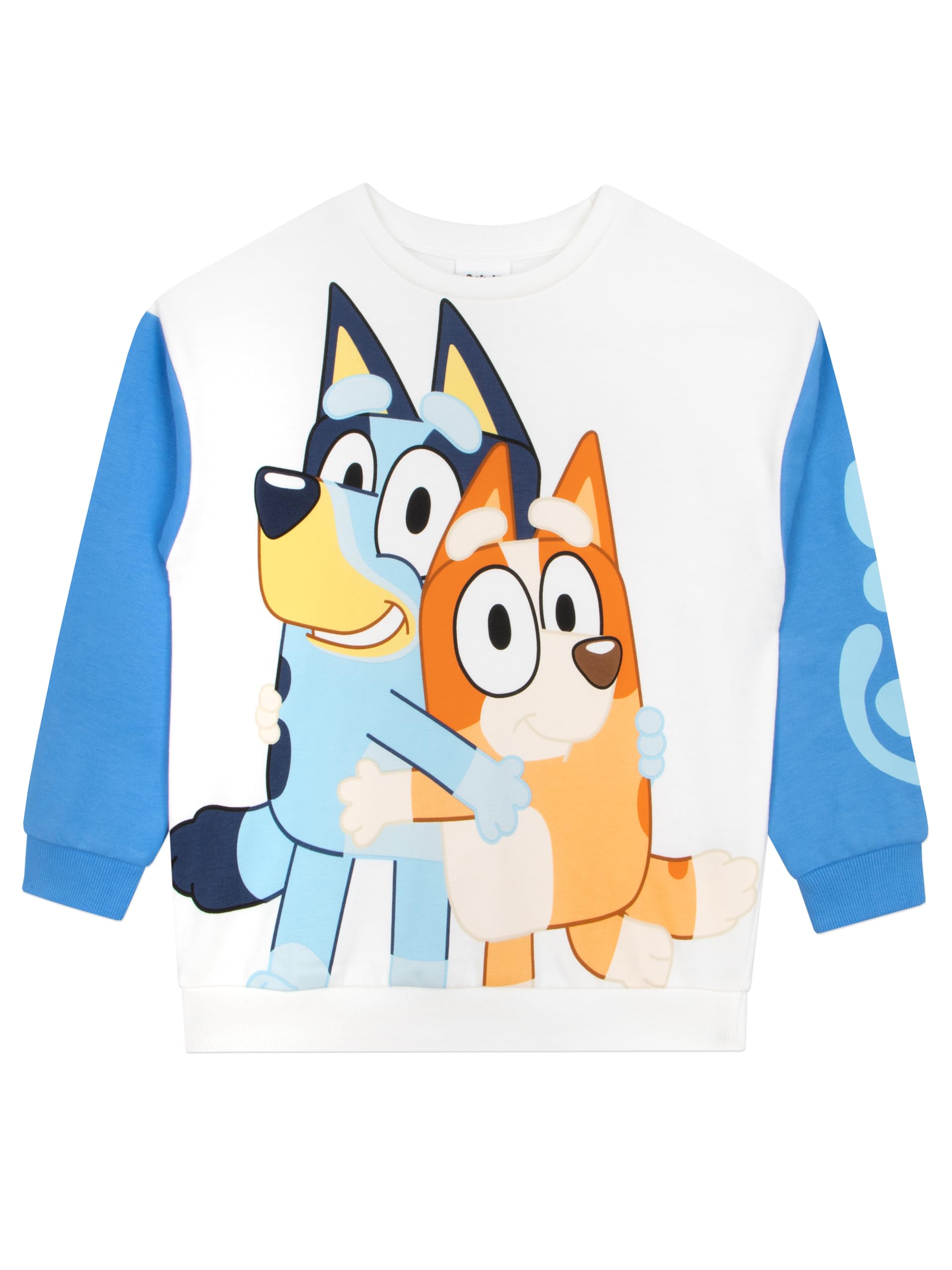 Sudadera Bluey Bingo Boys De Algodón Suave Blanca Talla 7 - Venta Internacional.