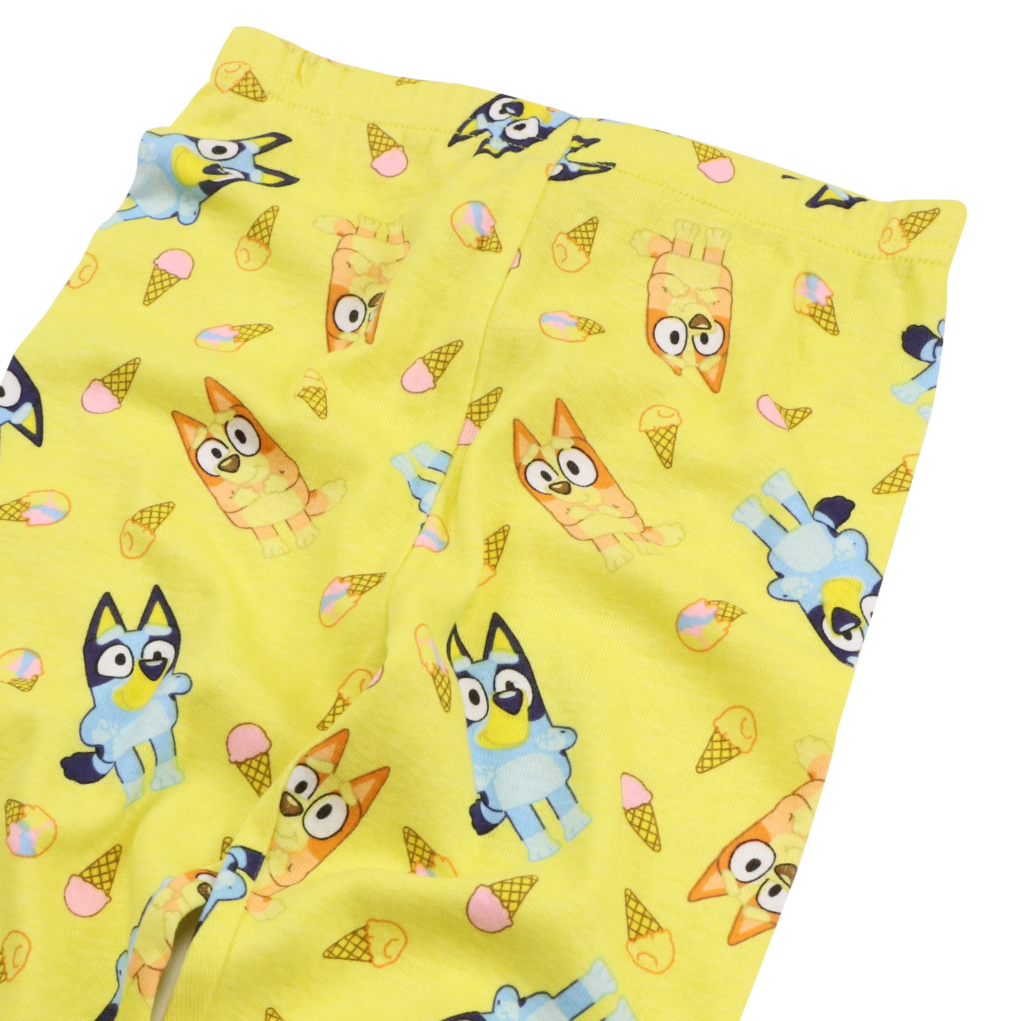 Foto 7 pulgar | Conjunto De Pijama Bluey Happy Day Para Niñas 4t, 100% Algodón, 4 Piezas - Venta Internacional.