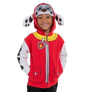 Foto 2 | Sudadera Con Capucha Paw Patrol Marshall De Forro Polar Con Cremallera Para Niños Pequeños - Venta Internacional.