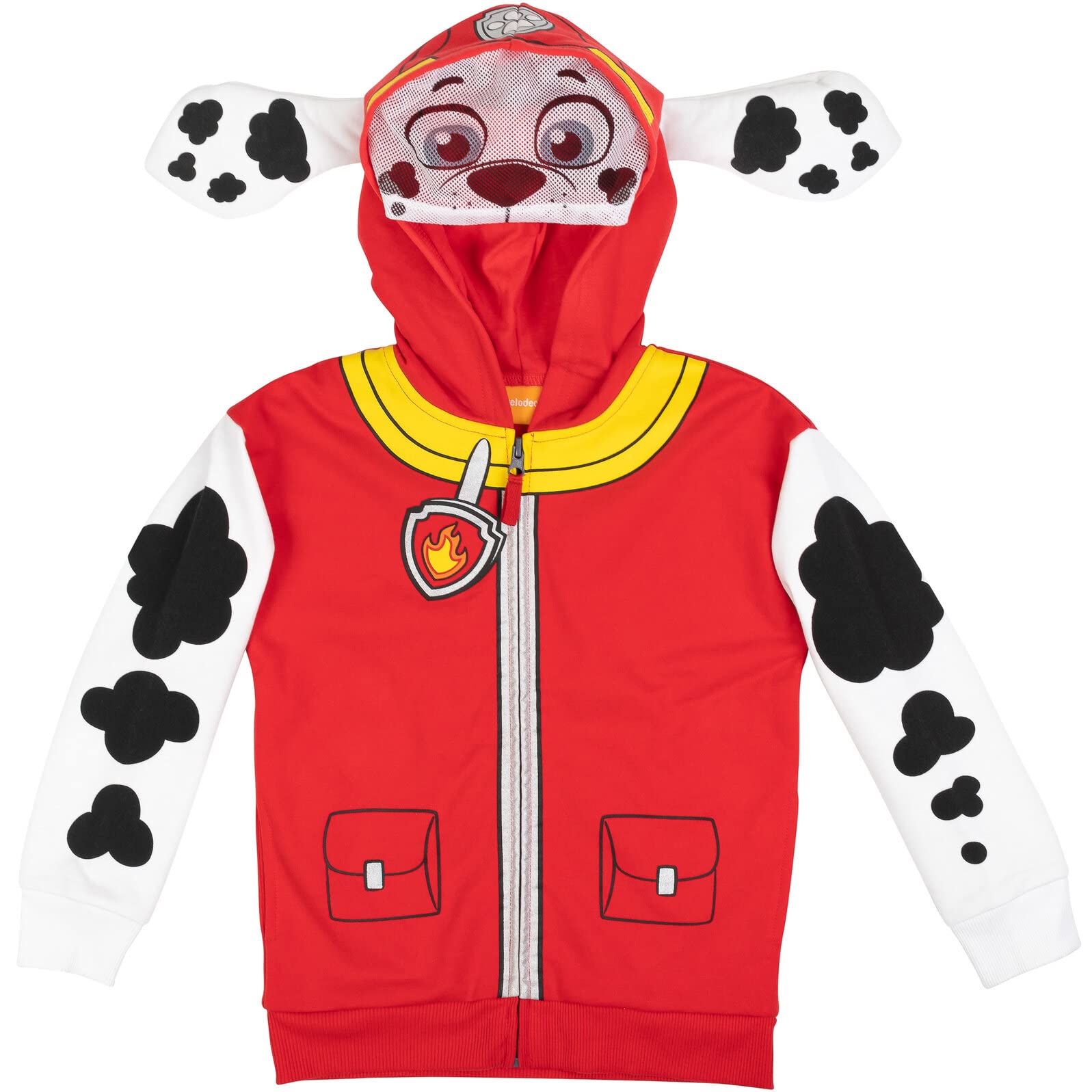 Foto 3 | Sudadera Con Capucha Paw Patrol Marshall De Forro Polar Con Cremallera Para Niños Pequeños - Venta Internacional.
