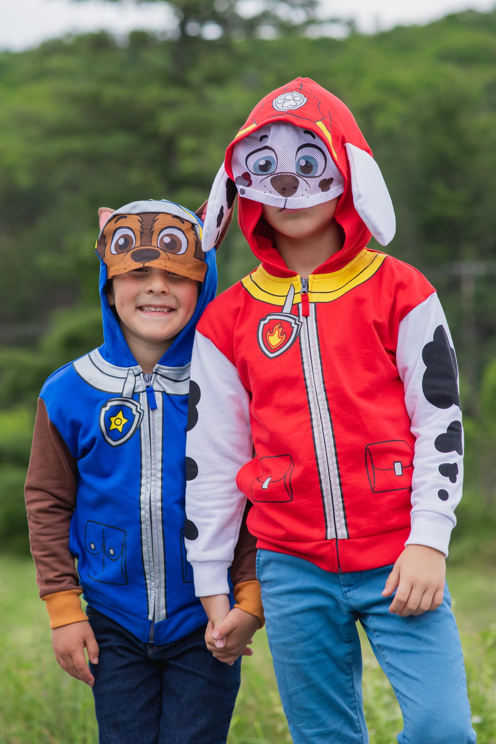 Foto 6 pulgar | Sudadera Con Capucha Paw Patrol Marshall De Forro Polar Con Cremallera Para Niños Pequeños - Venta Internacional.