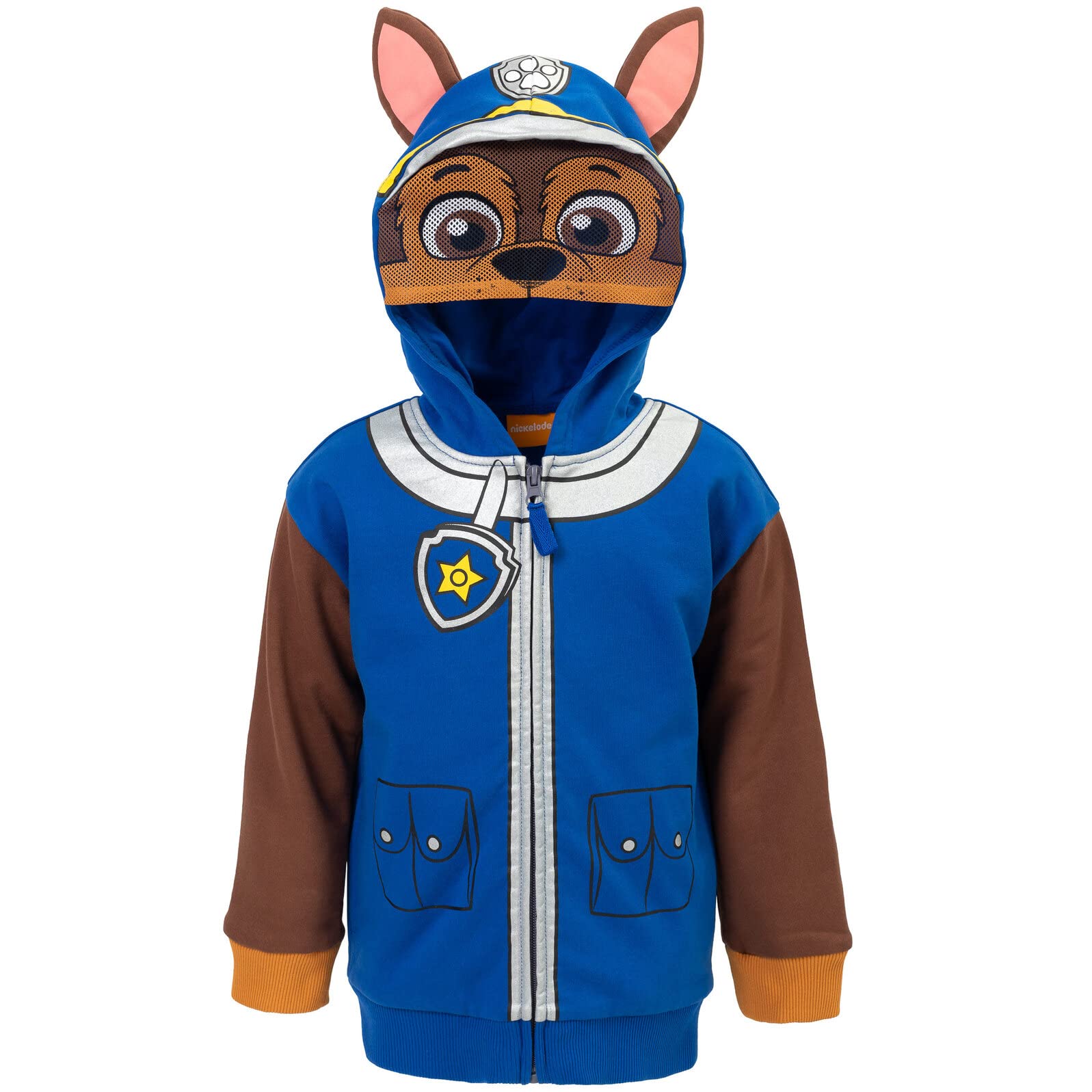 Foto 2 pulgar | Sudadera Con Capucha Paw Patrol Chase De Forro Polar Para Niños De 6 Años - Venta Internacional.