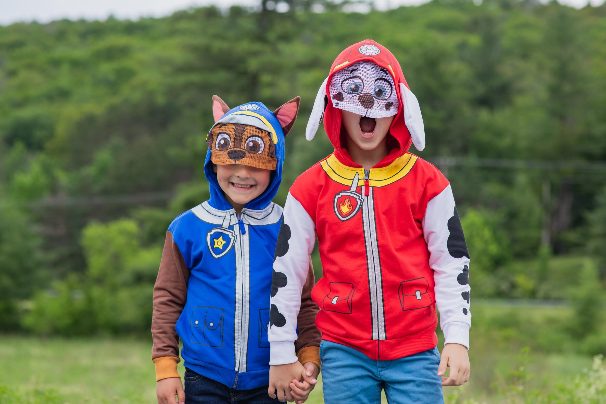 Foto 5 pulgar | Sudadera Con Capucha Paw Patrol Chase De Forro Polar Para Niños De 6 Años - Venta Internacional.