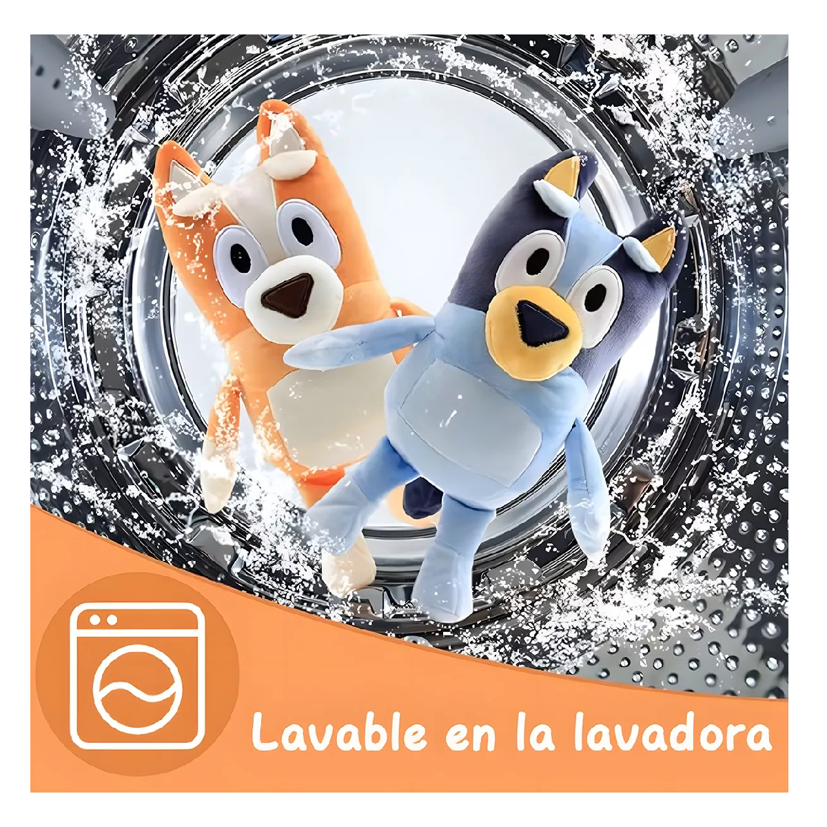 Foto 4 pulgar | 2 Piezas Bluey Familia Bluey Bingo Peluche Hermano Y Hermana