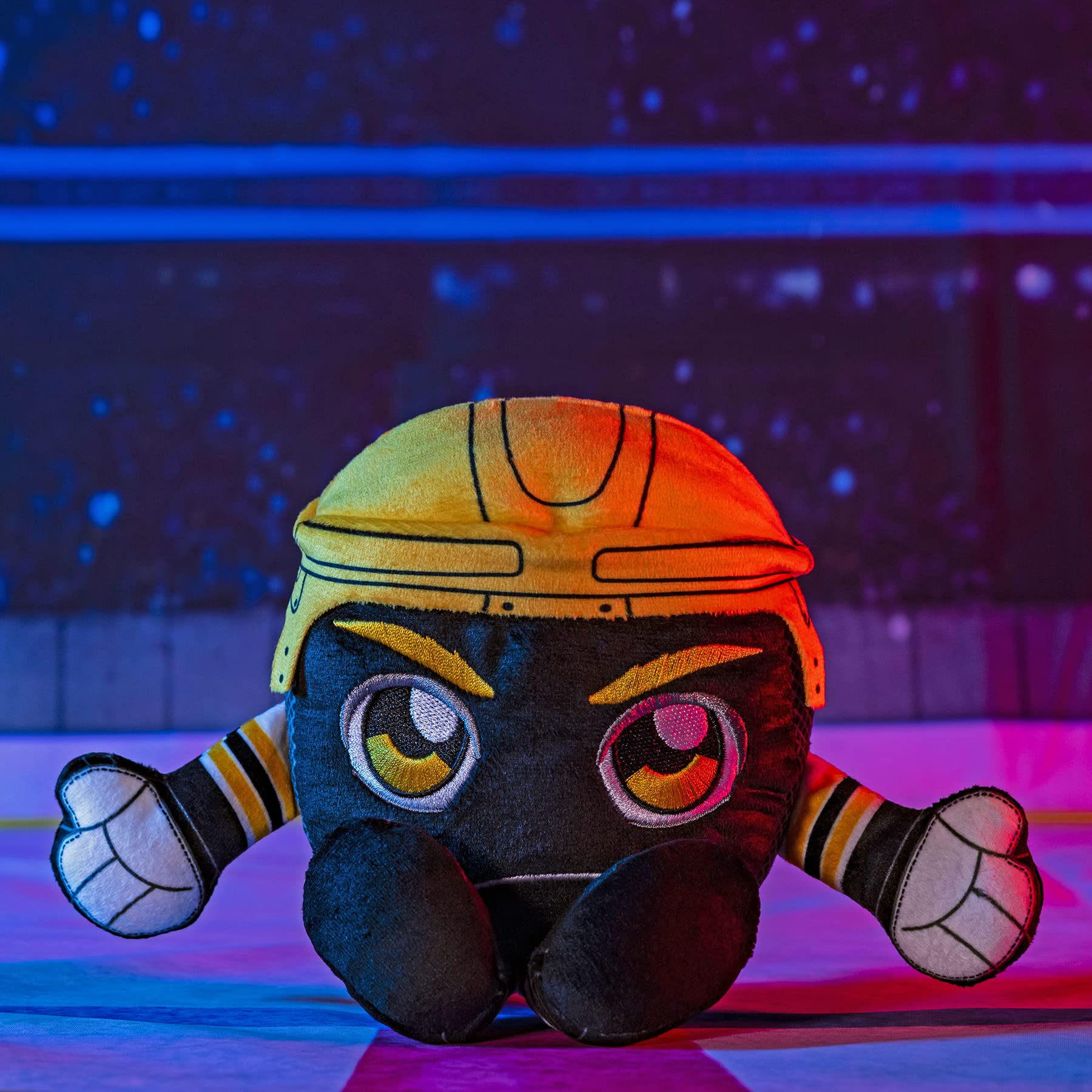 Foto 2 | Disco de Hockey Bleacher Creatures Boston Bruins Kuricha de Peluche - Venta Internacional