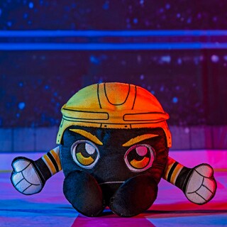 Foto 2 | Disco de Hockey Bleacher Creatures Boston Bruins Kuricha de Peluche - Venta Internacional